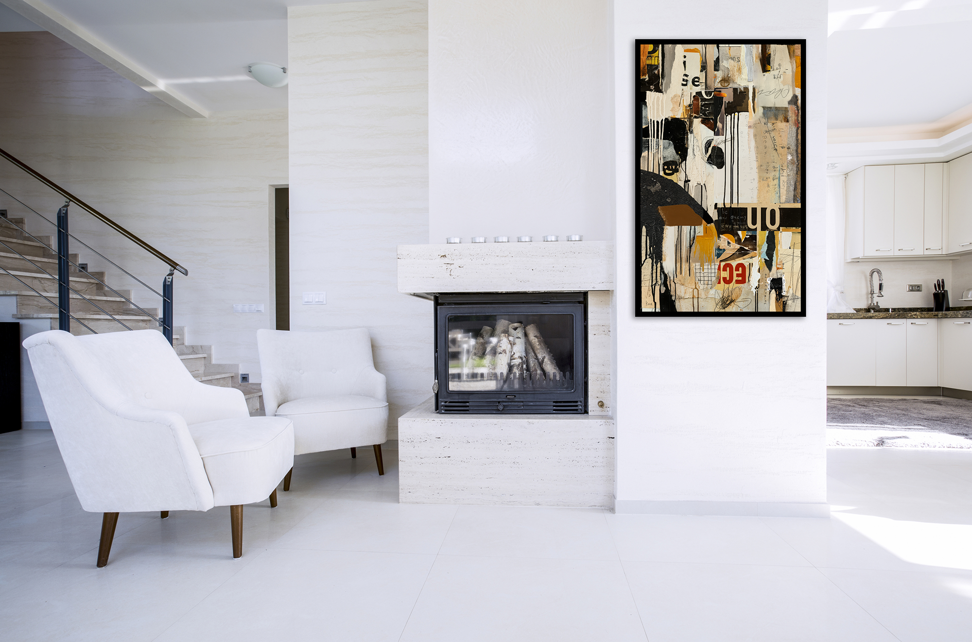 Collage Scripture Art<br>Canvas Print<br> Exodus 23:22