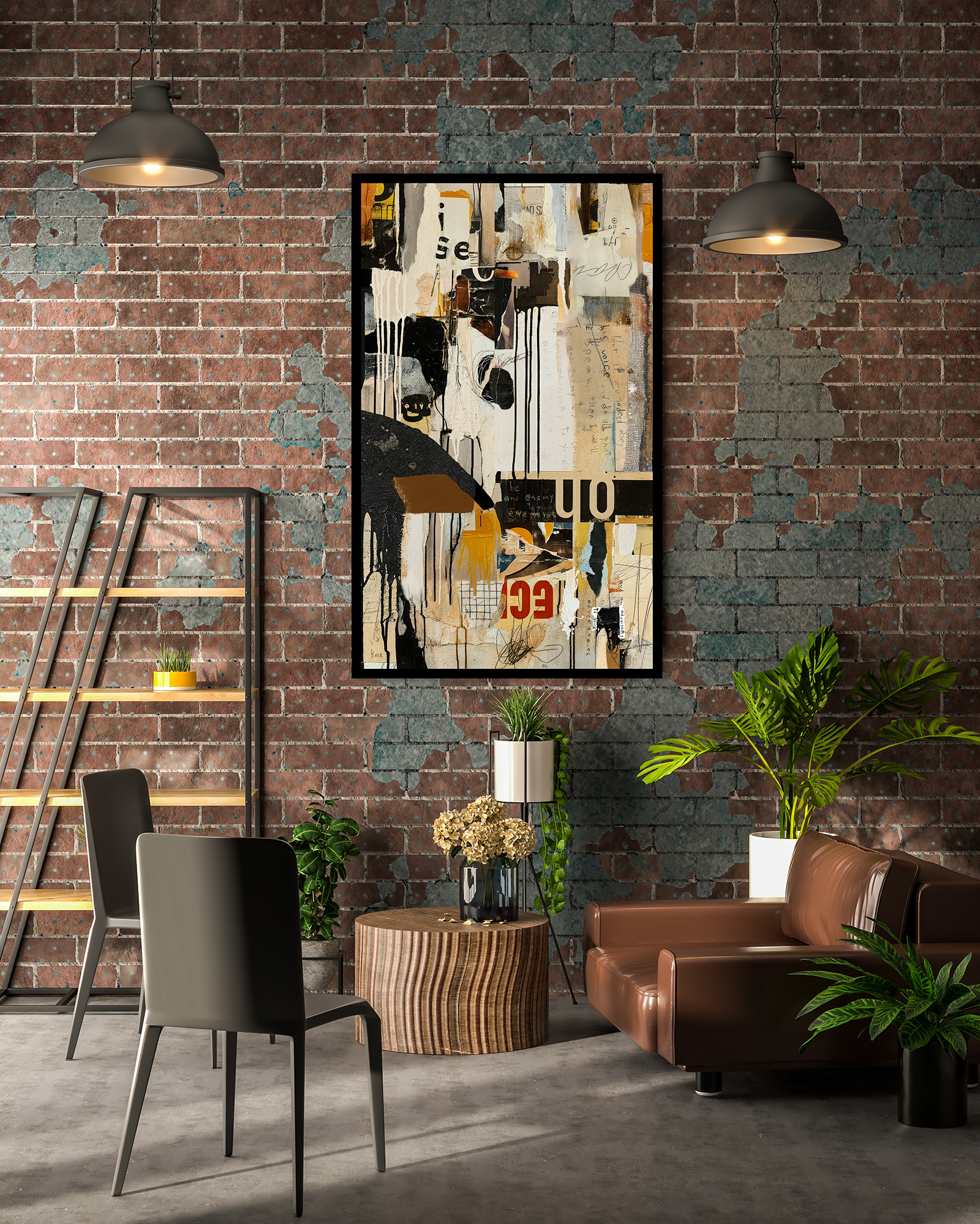 Collage Scripture Art<br>Canvas Print<br> Exodus 23:22