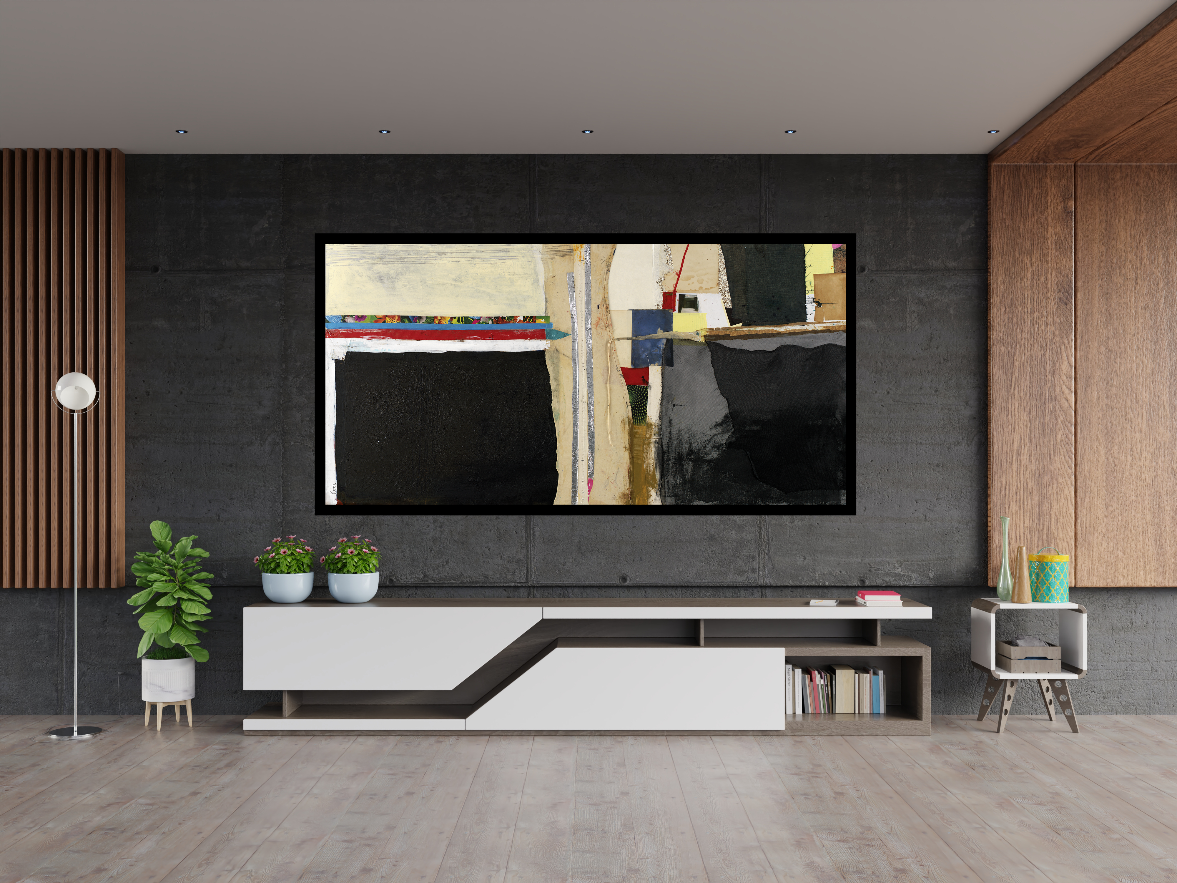 #110703 <br>Title:  Well la-de-fucking-da <br> Canvas Art Print