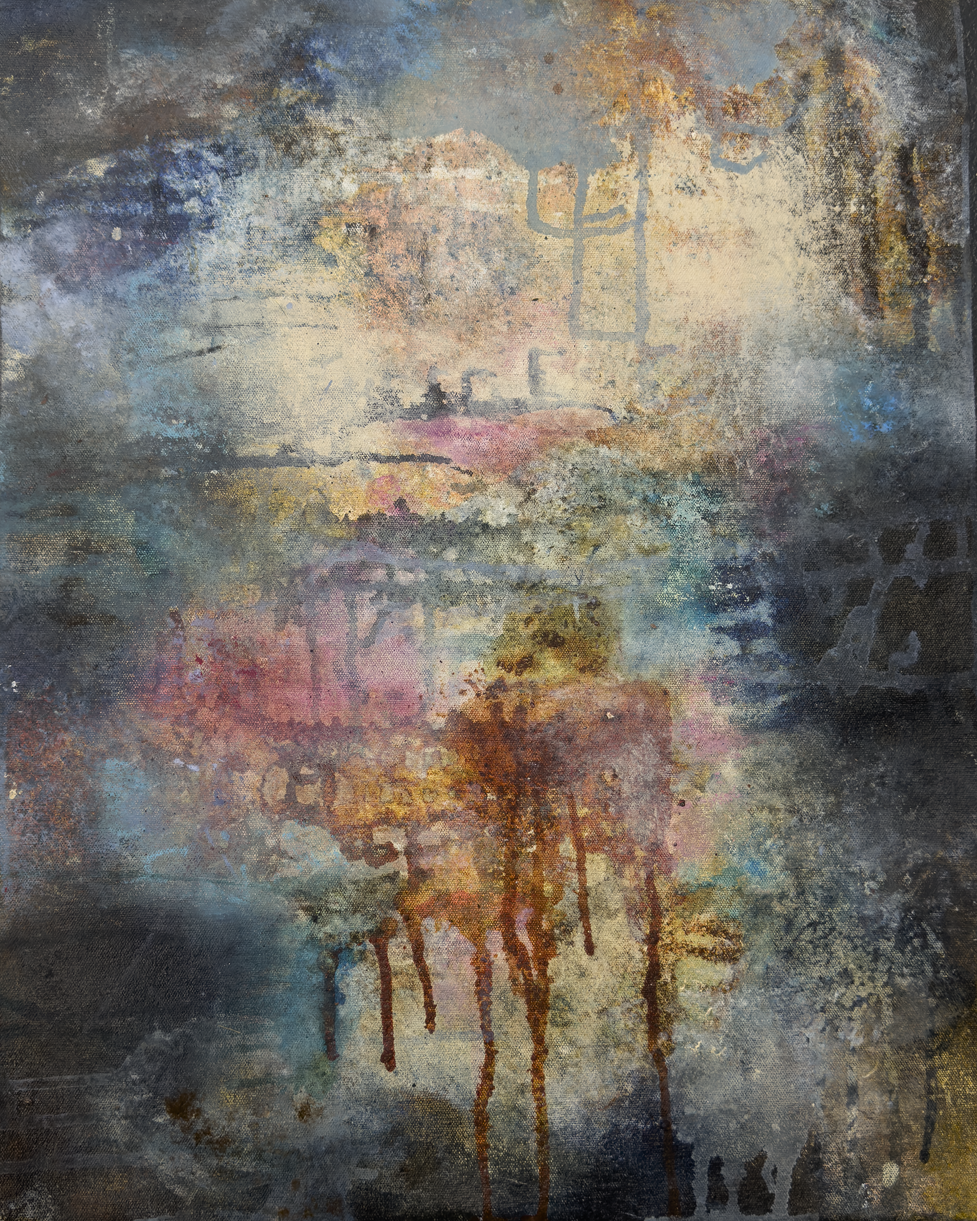 Abstract Canvas Art Print <br> Title: Nothing To Lose II