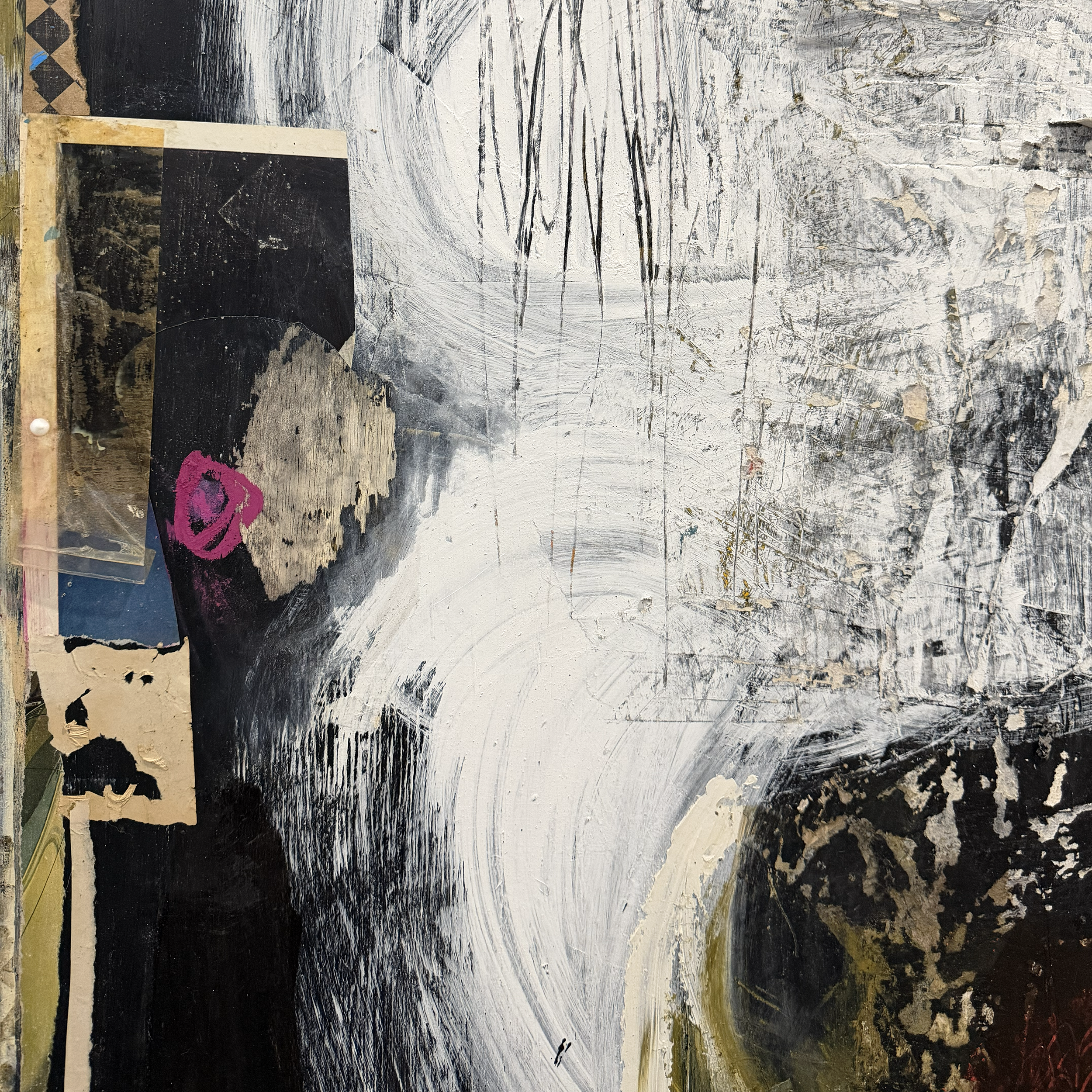 Original Mixed Media Painting<br>on Wood in Floater Frame<br>Title: Once Upon A Time
