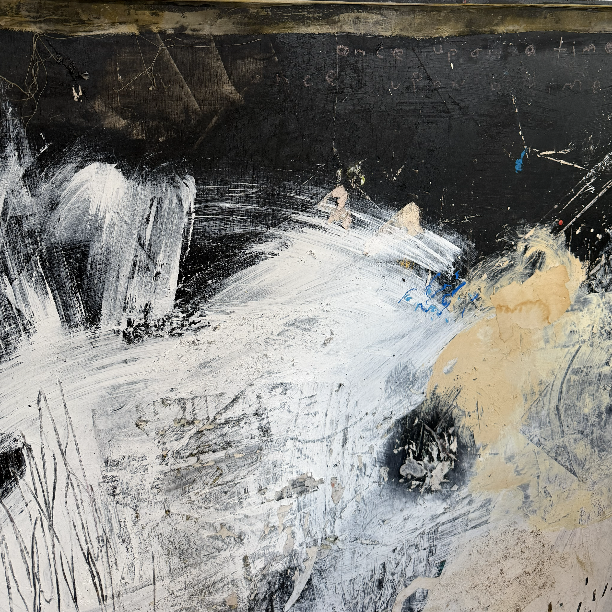 Original Mixed Media Painting<br>on Wood in Floater Frame<br>Title: Once Upon A Time