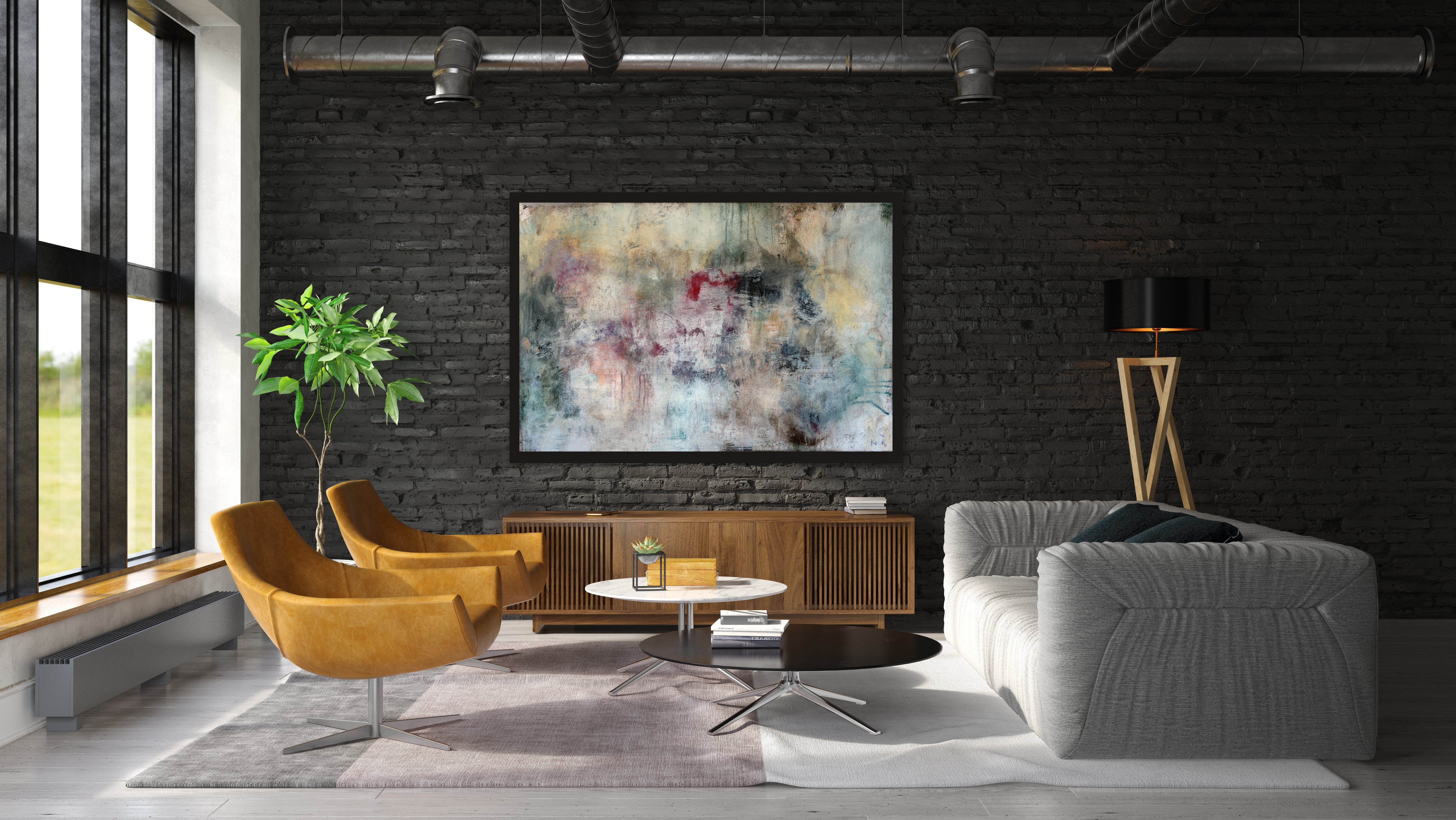 #071819 <br>Abstract Art Canvas Prints<br> Catch More Flies With Honey