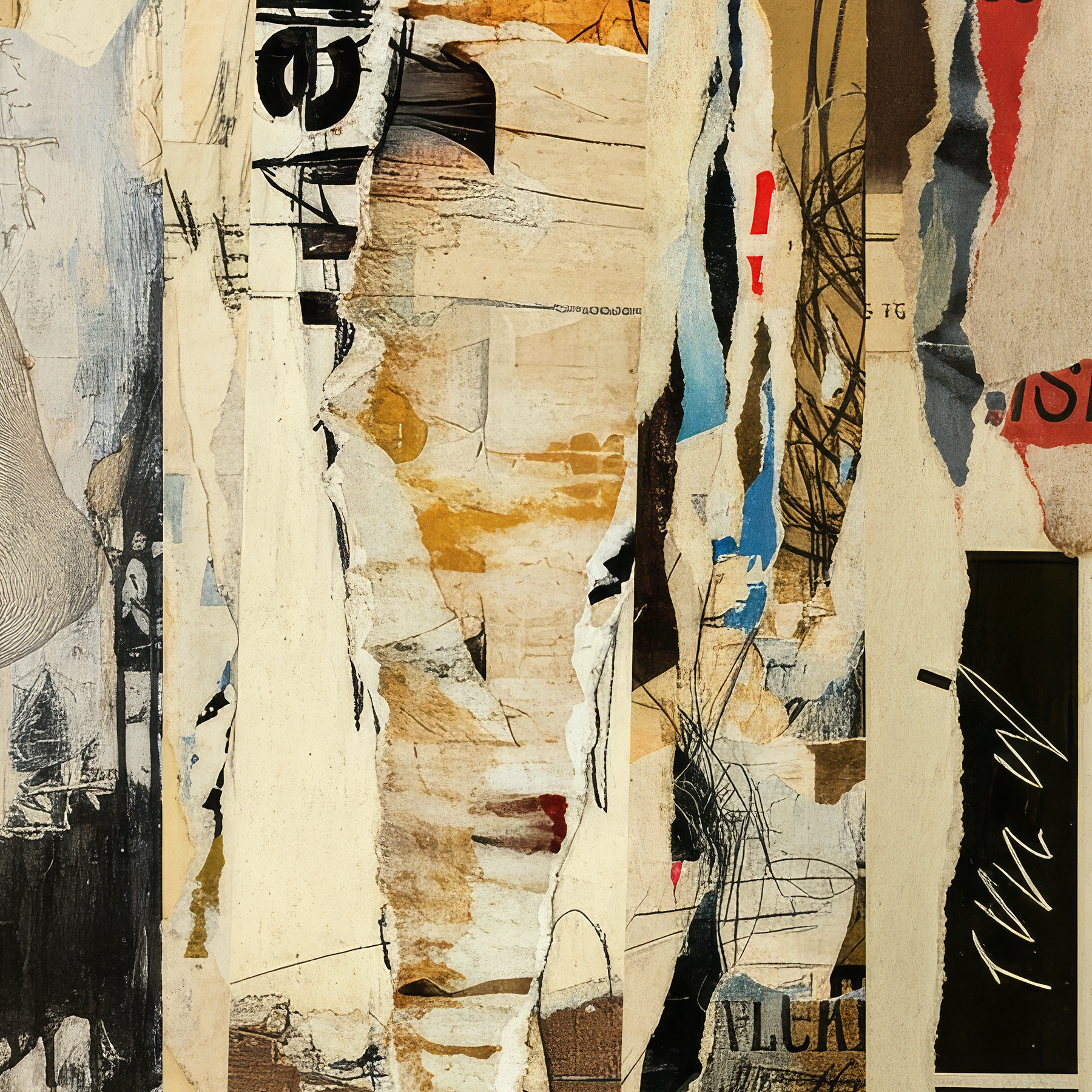 collage art by michel keck