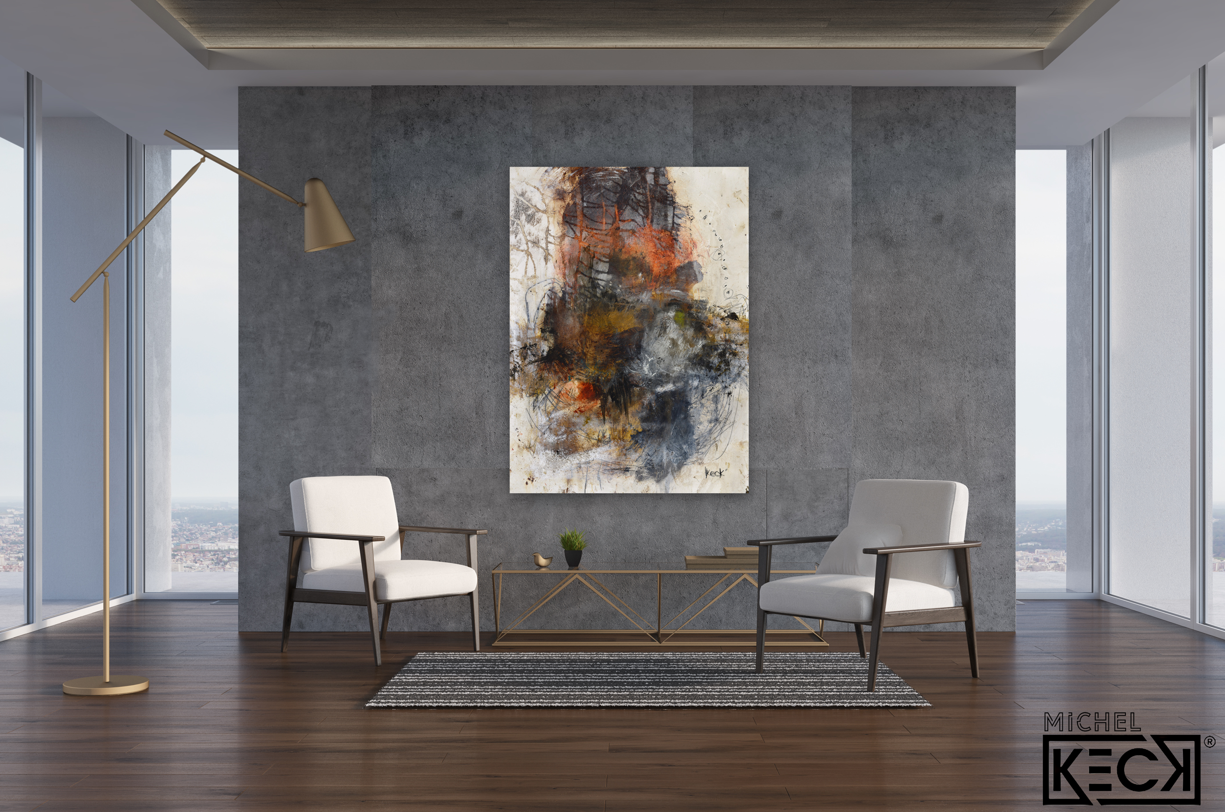 Organic, Raw & Moody<br>Abstract Art Canvas Print<br>  If Were Going Lets Go