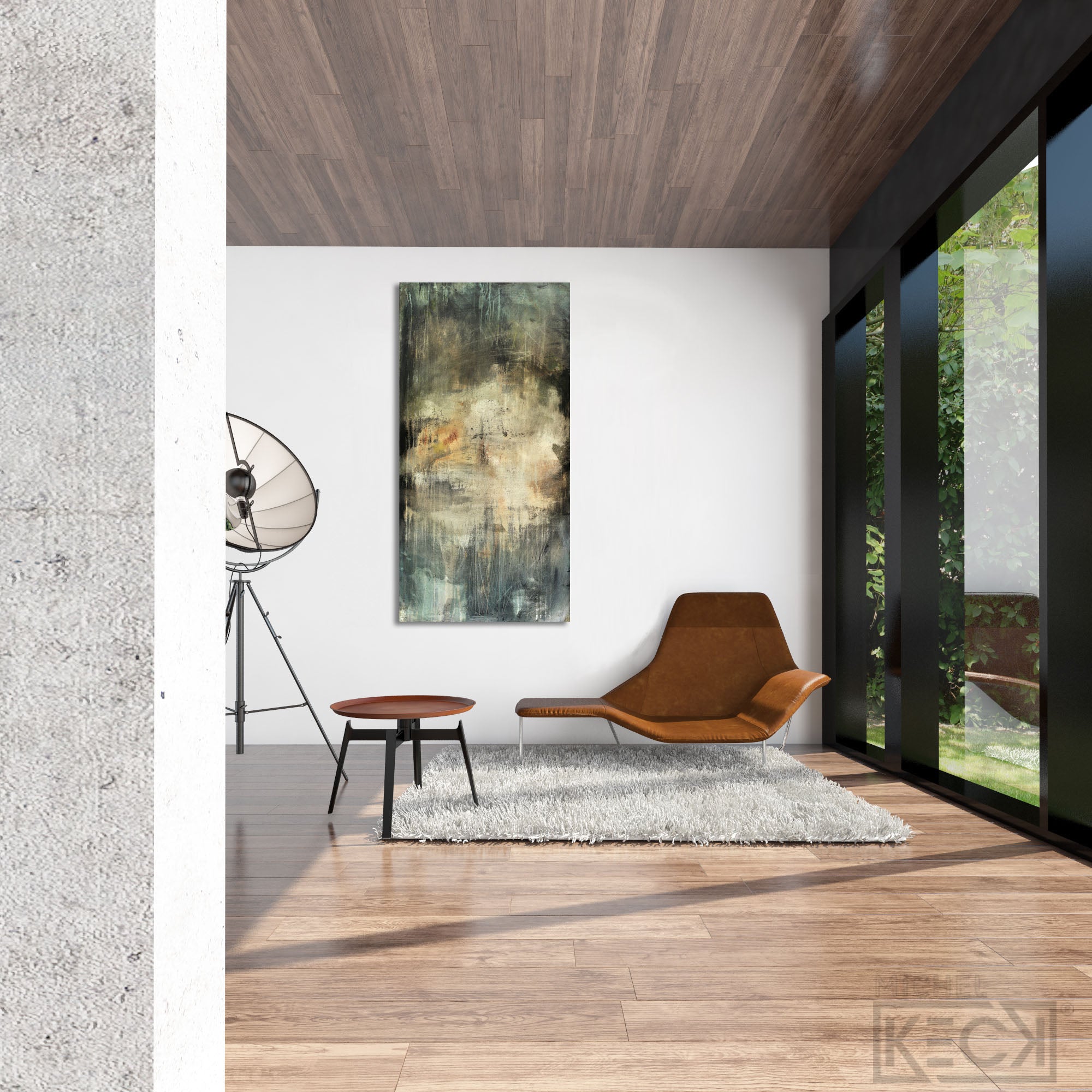 #040807 <br> Abstract Art Canvas Print <br> Title: Sadly Mistaken