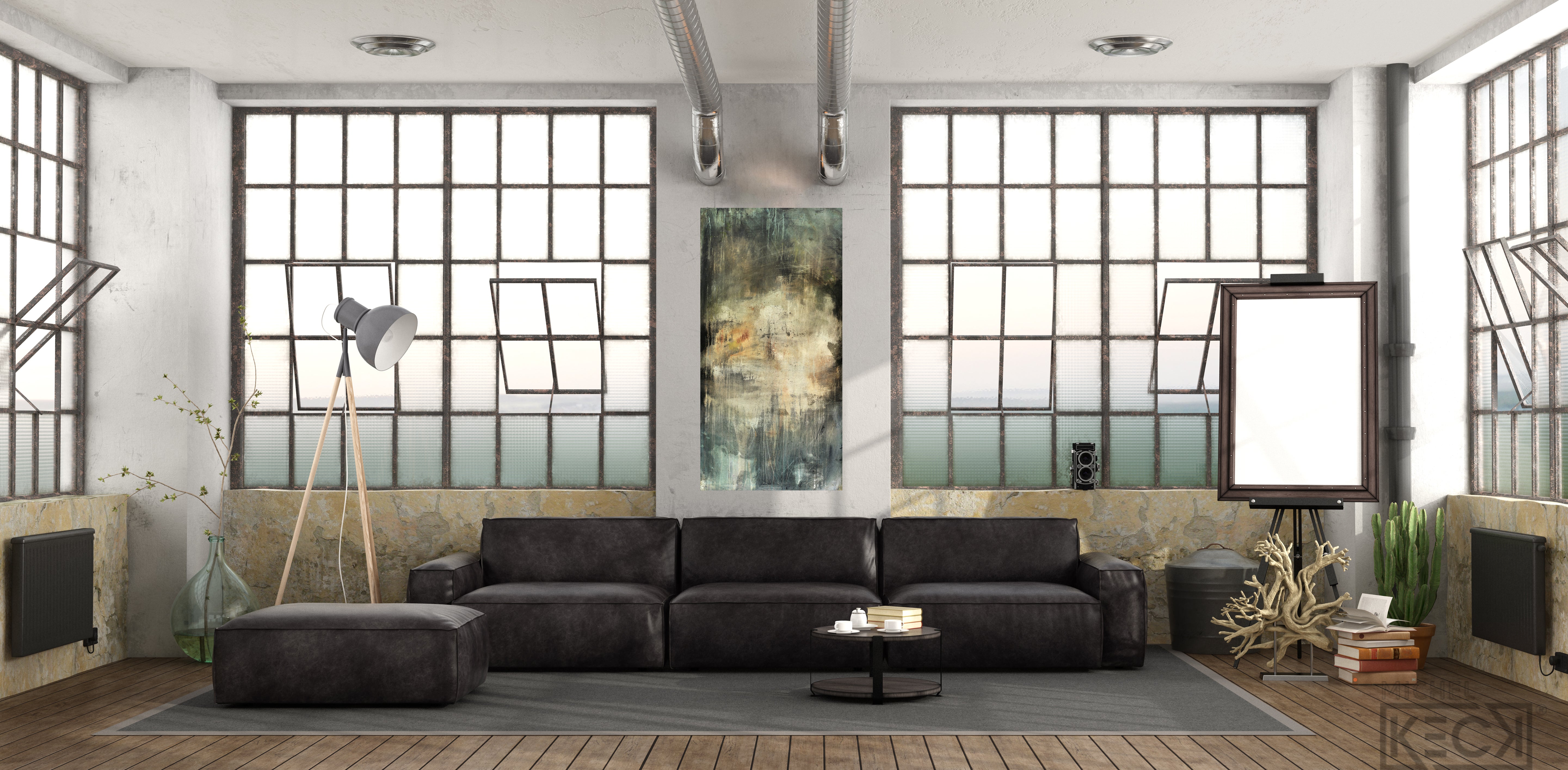 #040807 <br> Abstract Art Canvas Print <br> Title: Sadly Mistaken