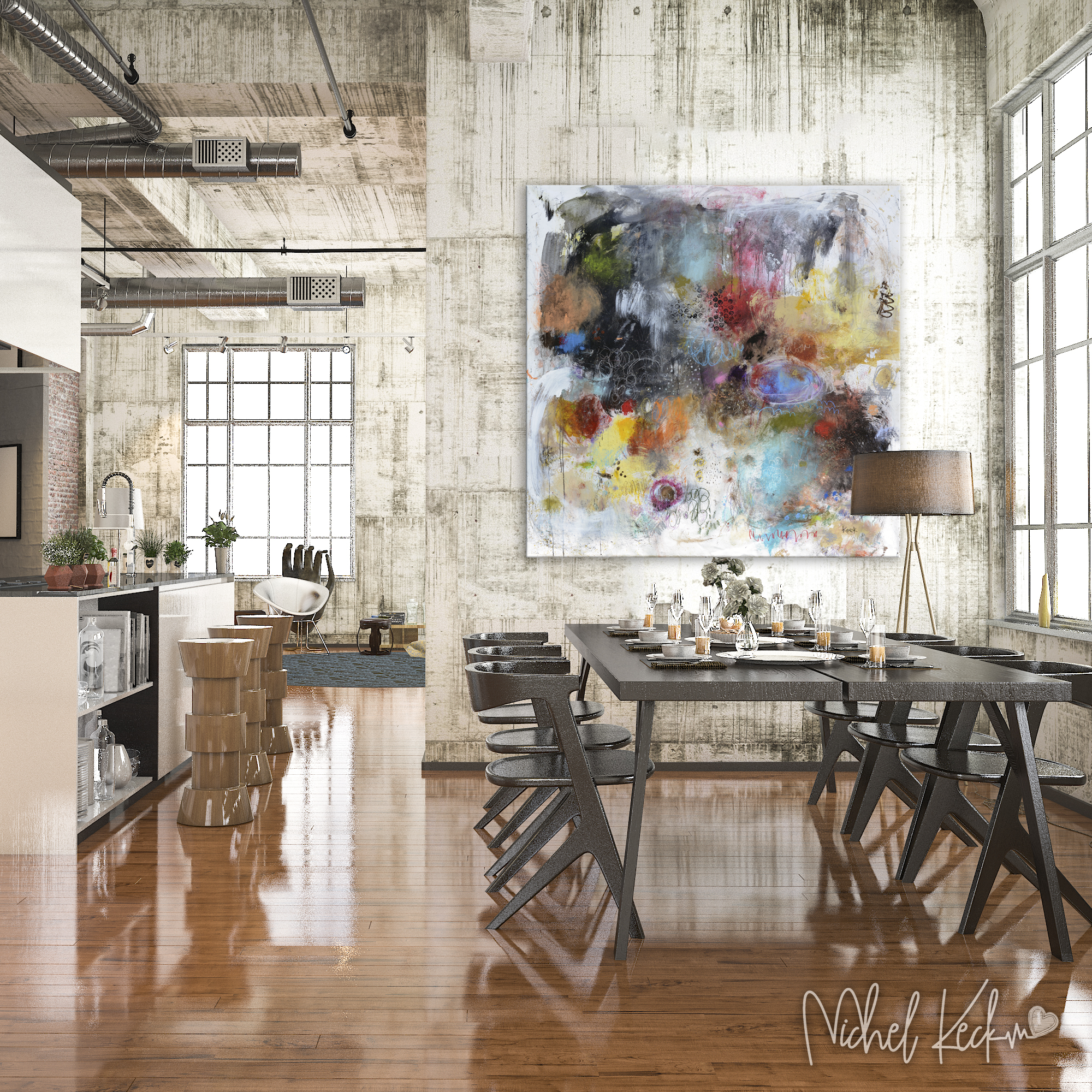 Colorful Abstract Art<br> Canvas Print <br>You'll Have That