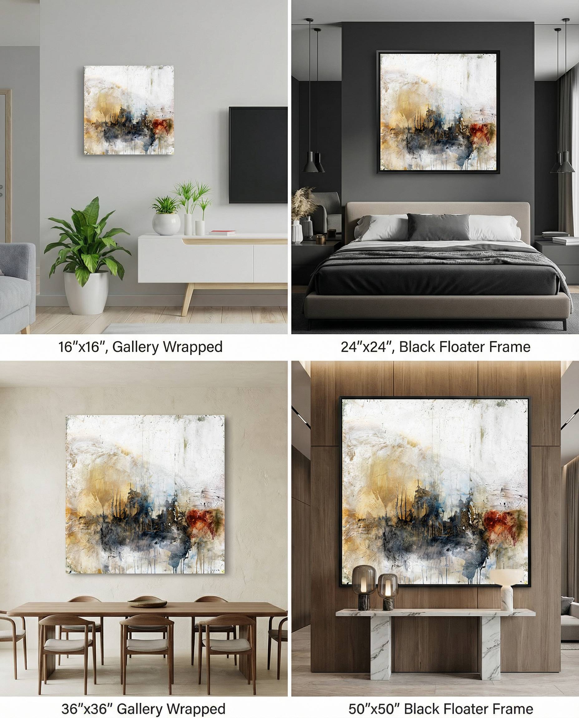 Organic Abstract Art<br>Canvas Prints <br>I Don't Want To Hear It