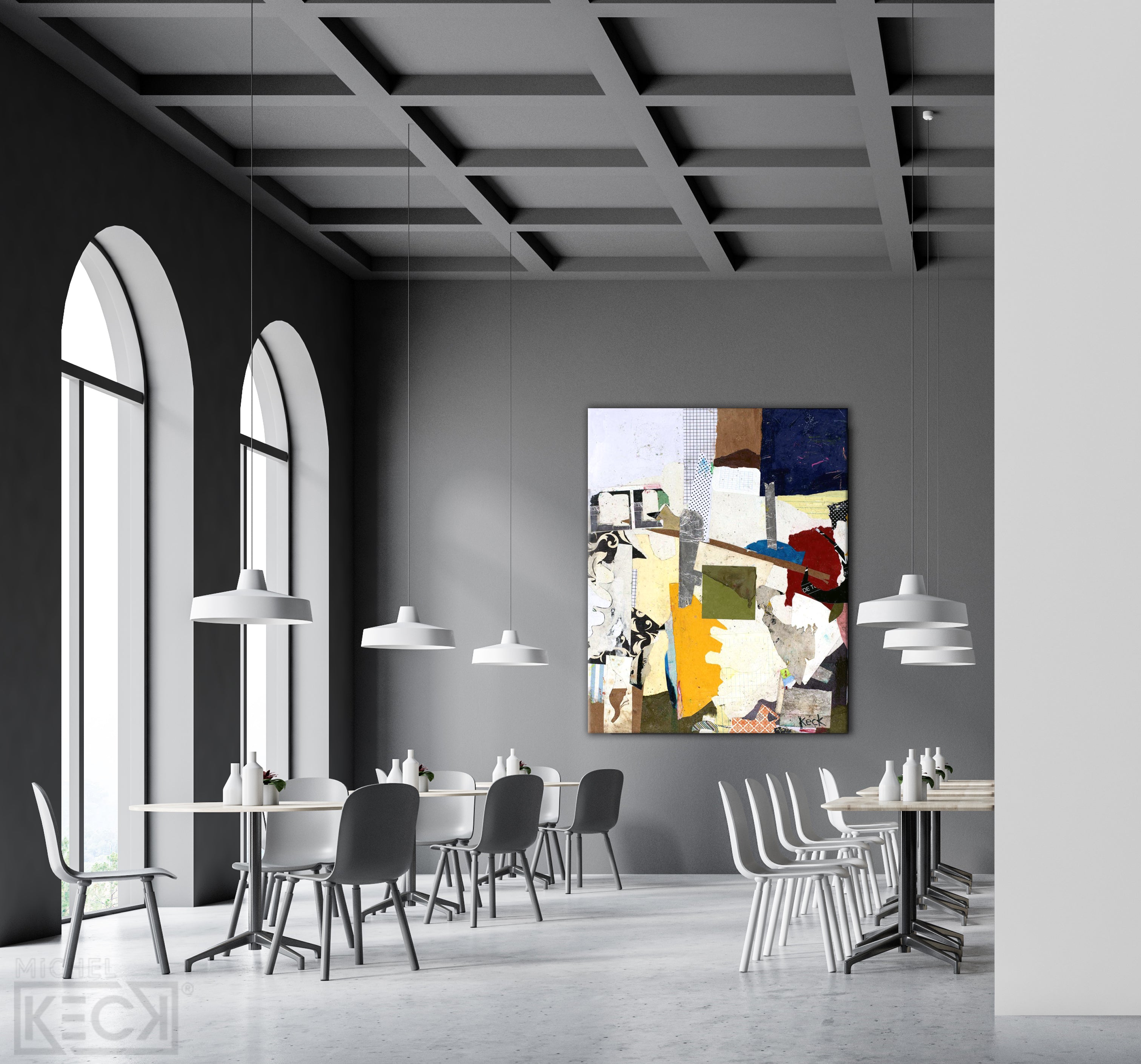 Collage Art Print<br>On Canvas<br> No One Else But Us