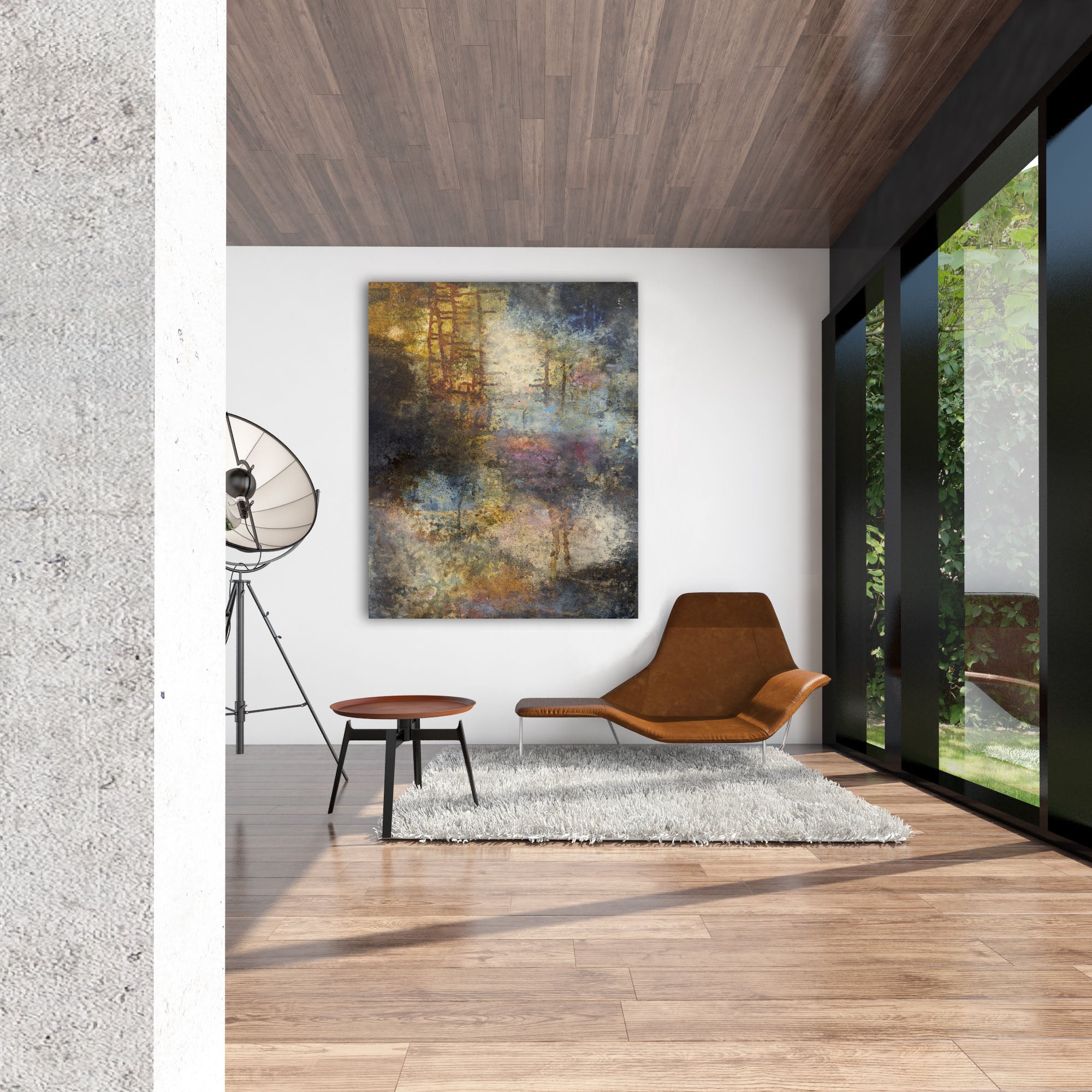Abstract Canvas Art Print <br> Title: Nothing To Lose