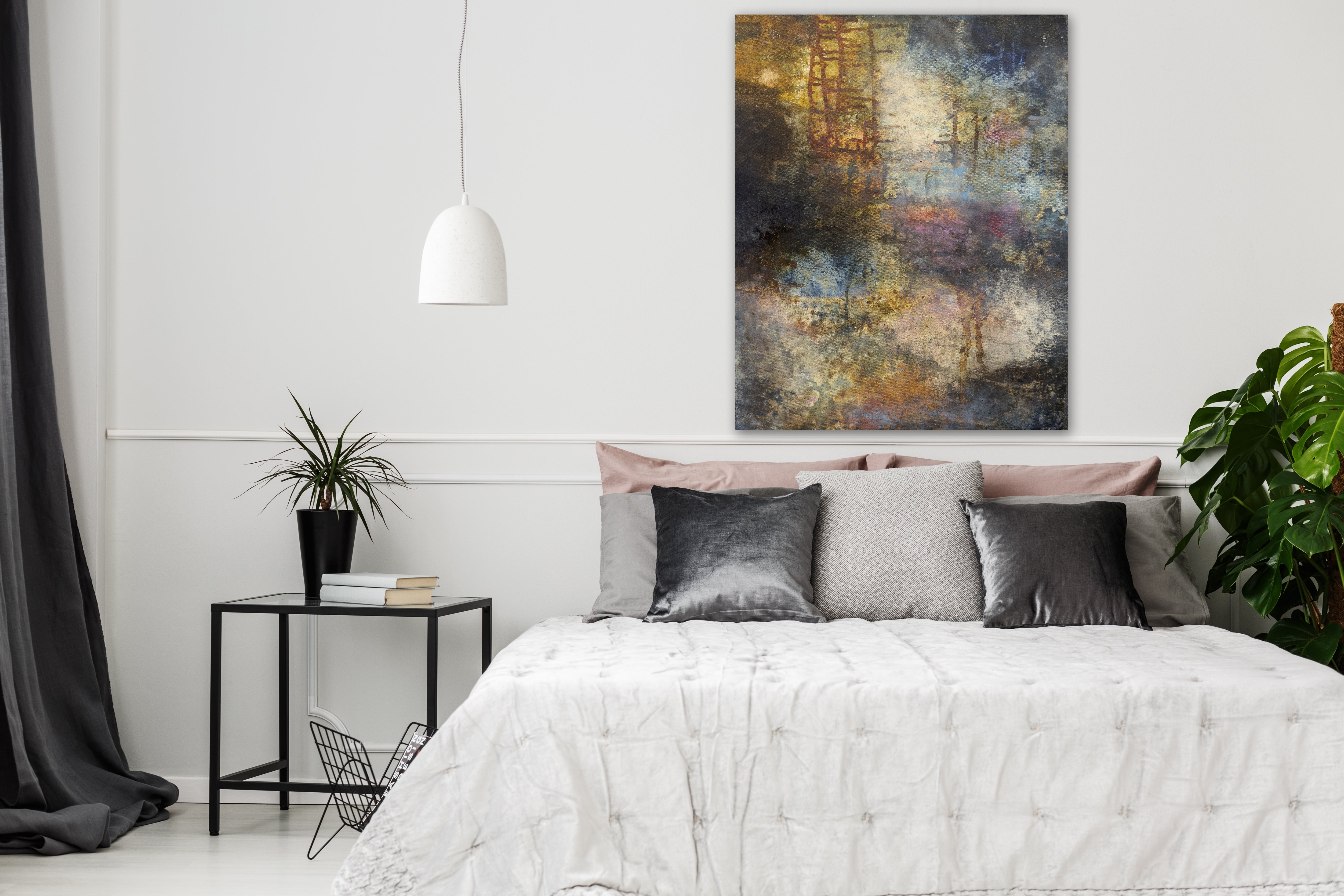 Abstract Canvas Art Print <br> Title: Nothing To Lose