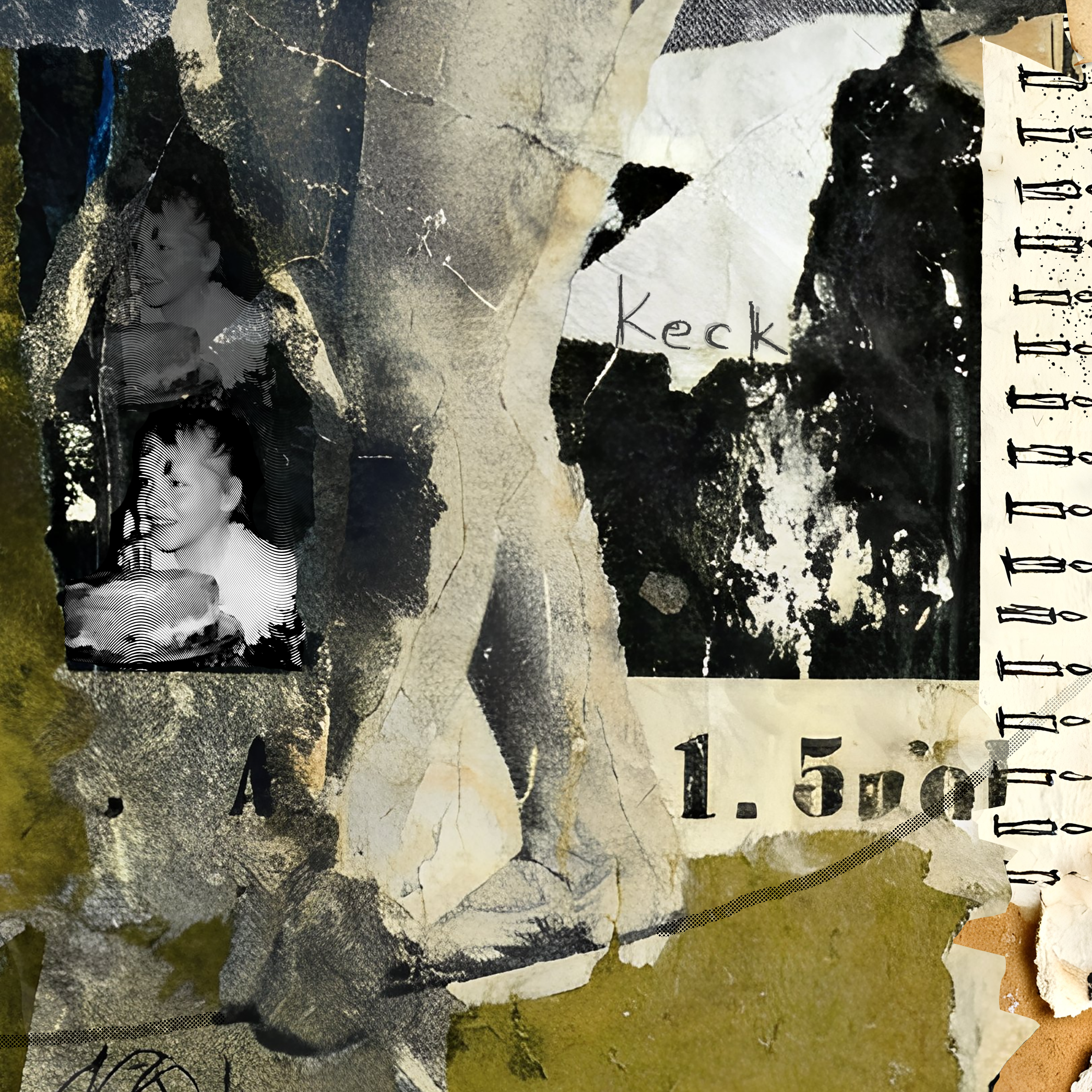 Collage Art Print<br>On Canvas<br> Title: Waiting on a Wish