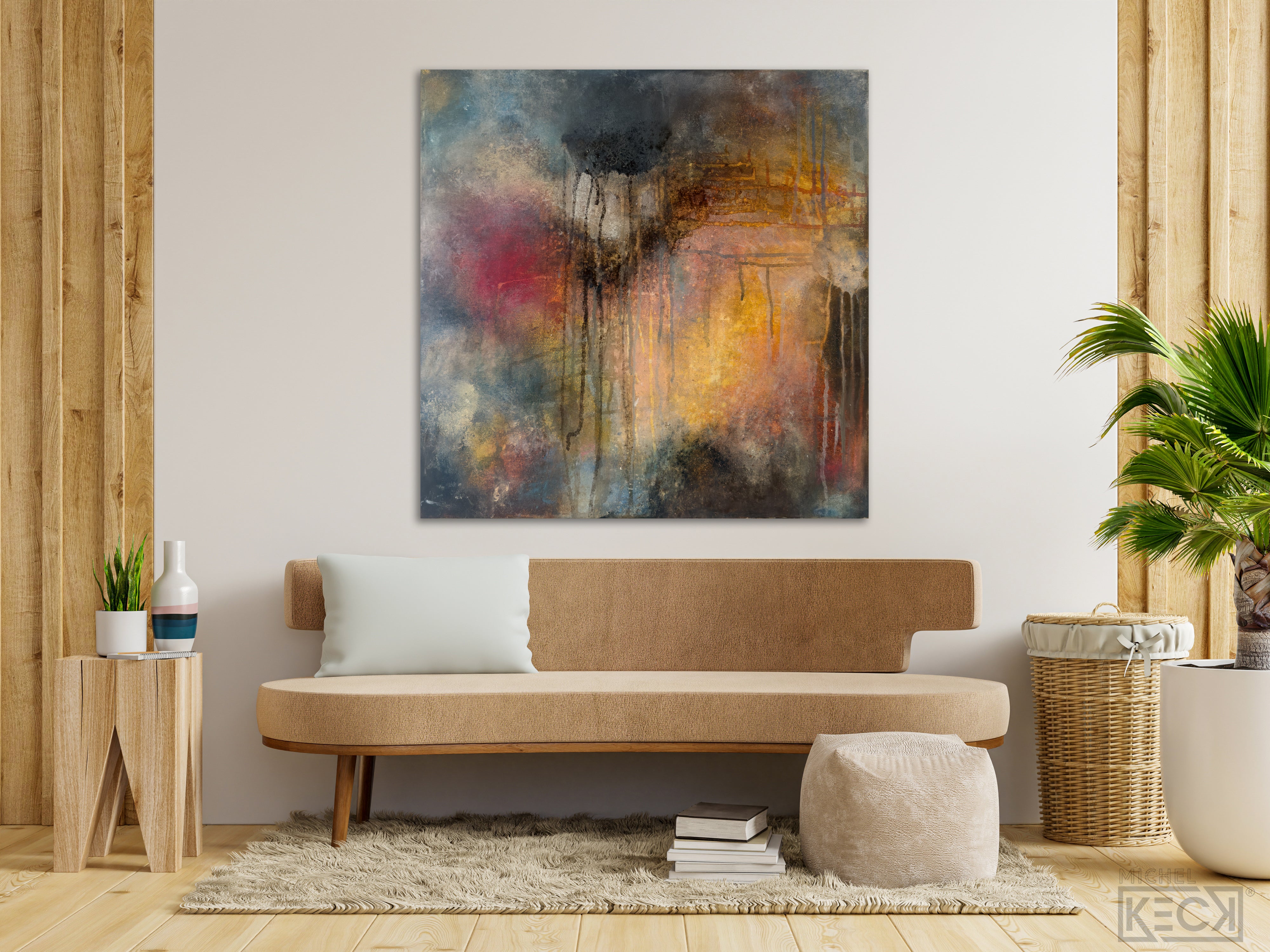 Raw Abstract Art <br>Canvas Print <br>  You Can Count On That
