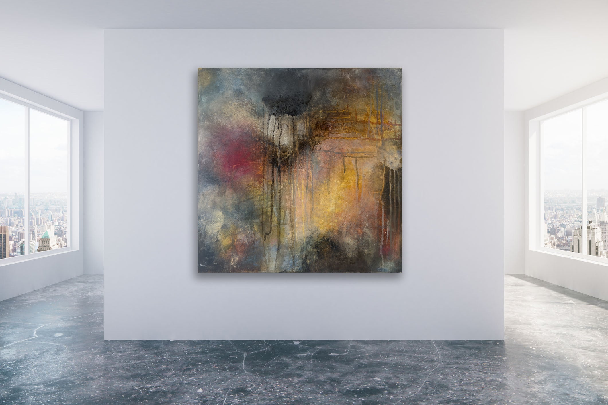 Raw Abstract Art <br>Canvas Print <br>  You Can Count On That