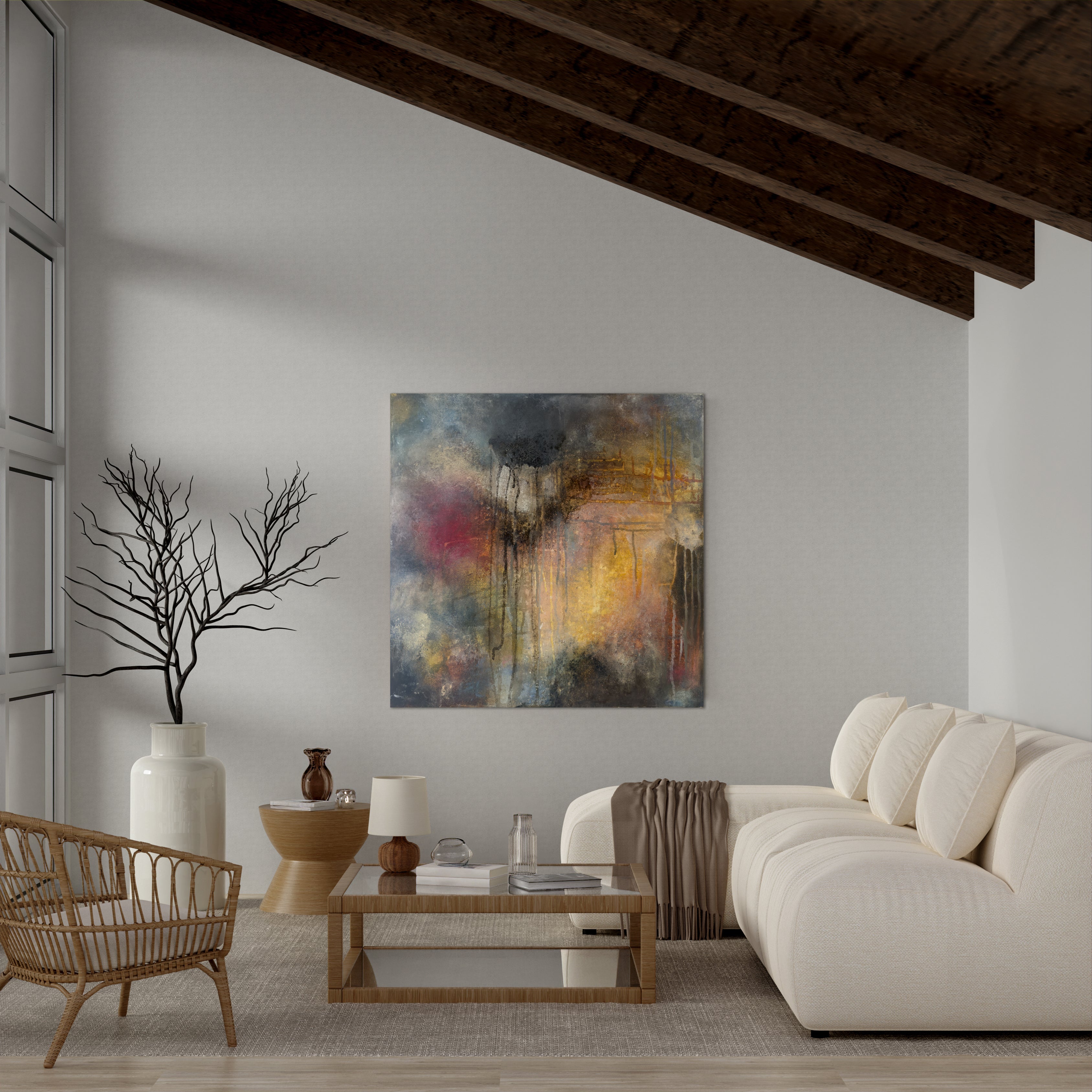 Raw Abstract Art <br>Canvas Print <br>  You Can Count On That