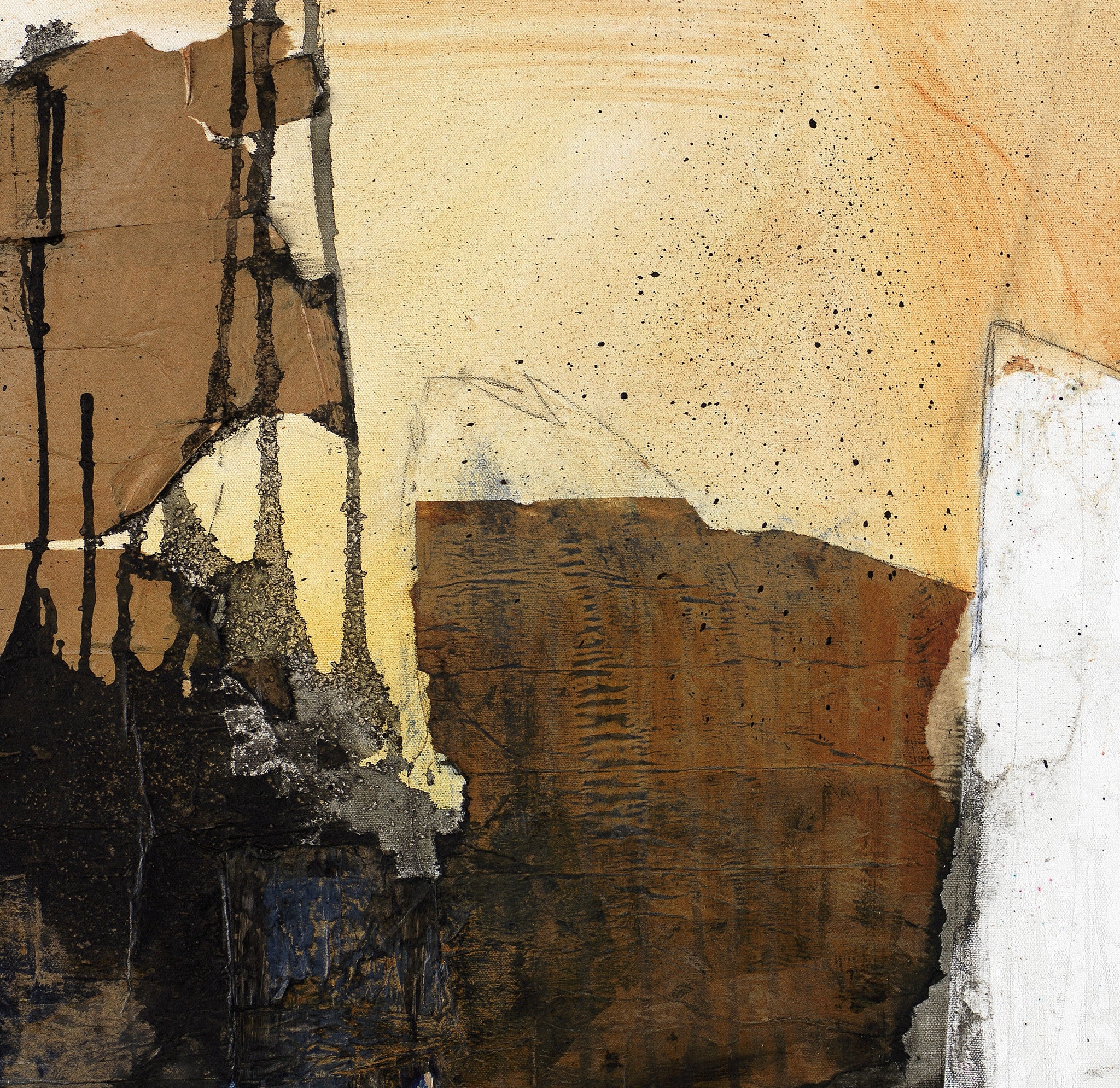 Organic Abstracts.  Raw and earthy organically created abstract art works by abstract and mixed media artist michel keck. 