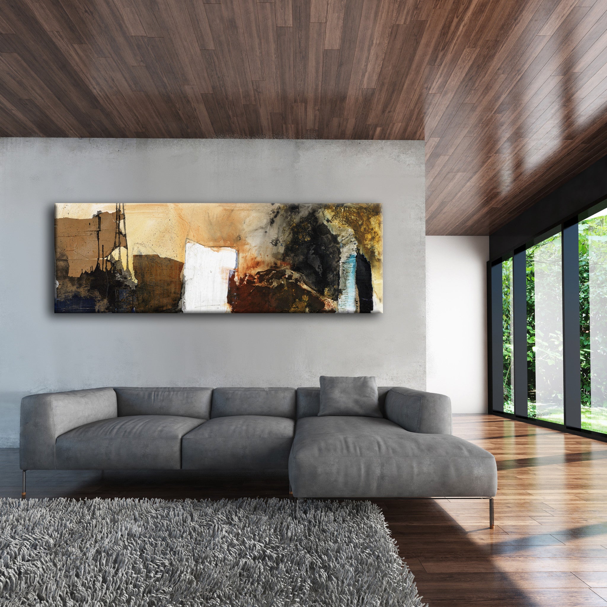 Small to large, to oversized massive raw and organic abstract art pieces by abstract artist michel keck. the raw artist.