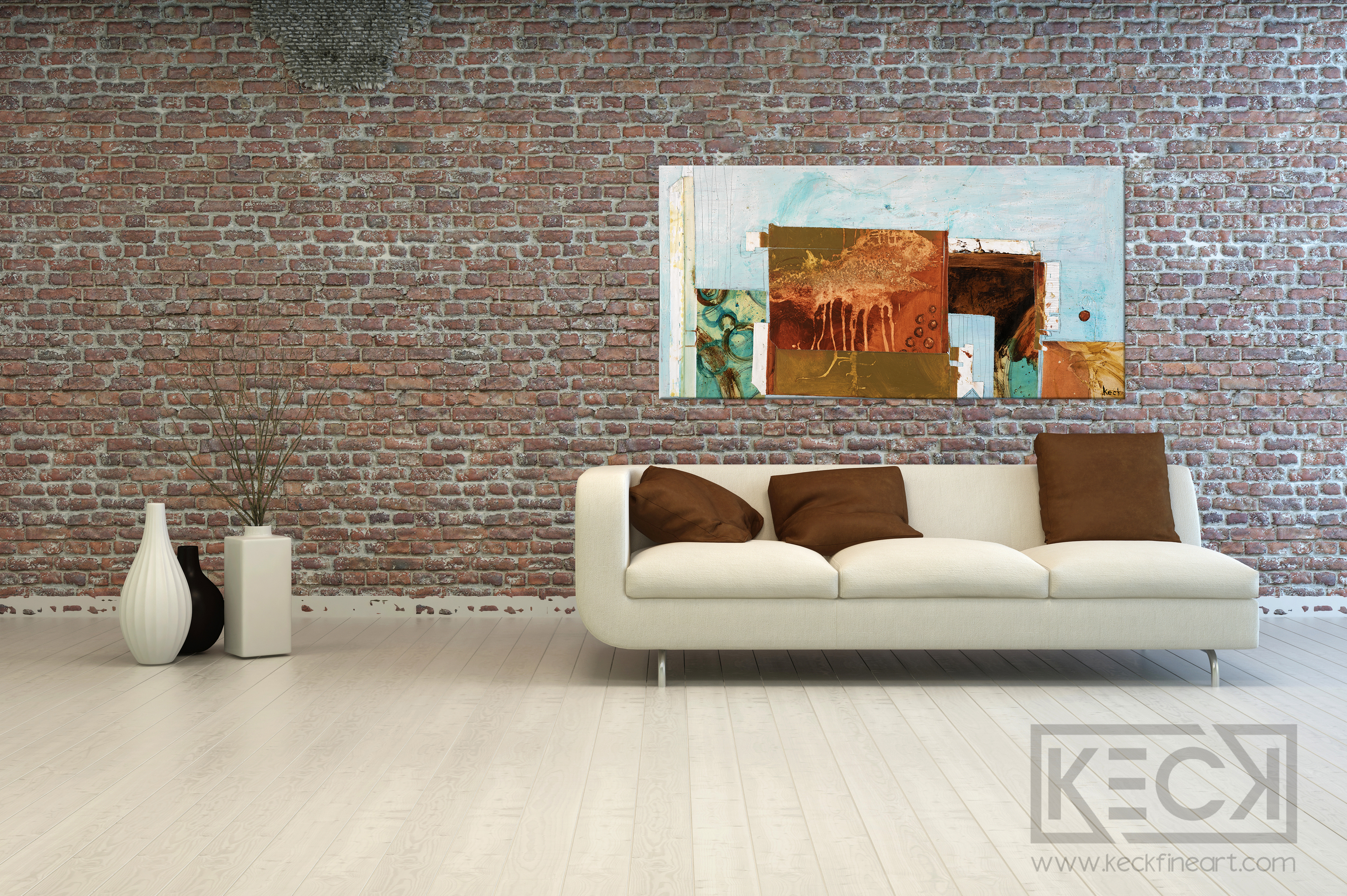 #010720 <br> Views of the City IV <br>Canvas Art Print