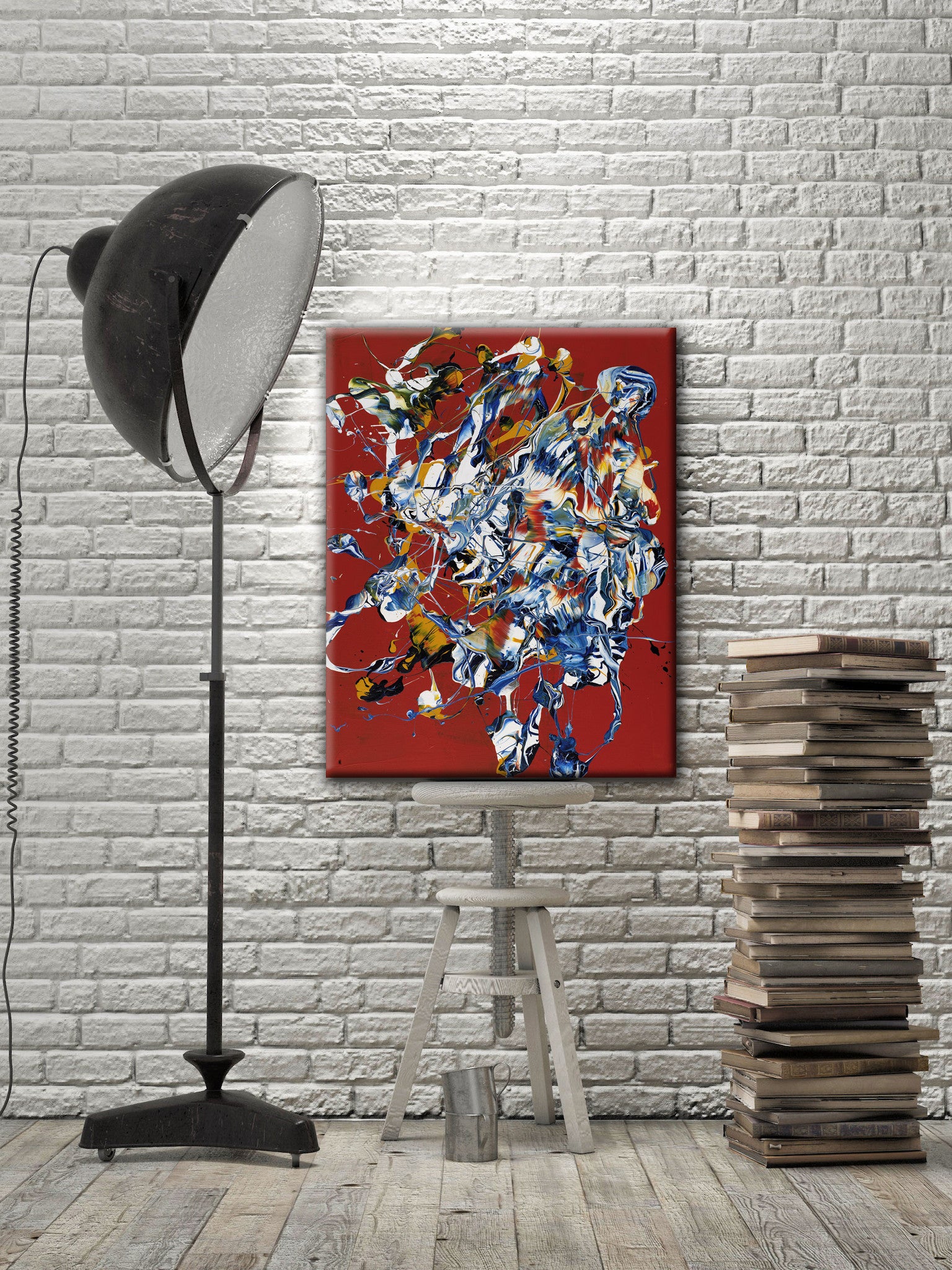 ABSTRACT ART Canvas Print of Wish List XXIX
