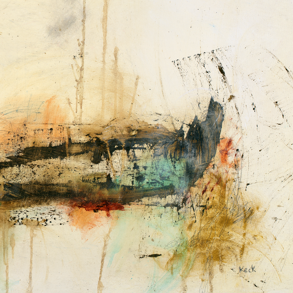 Organic, Raw & Earthy<br>Abstract Art Canvas Print<br>Slowly But Surely