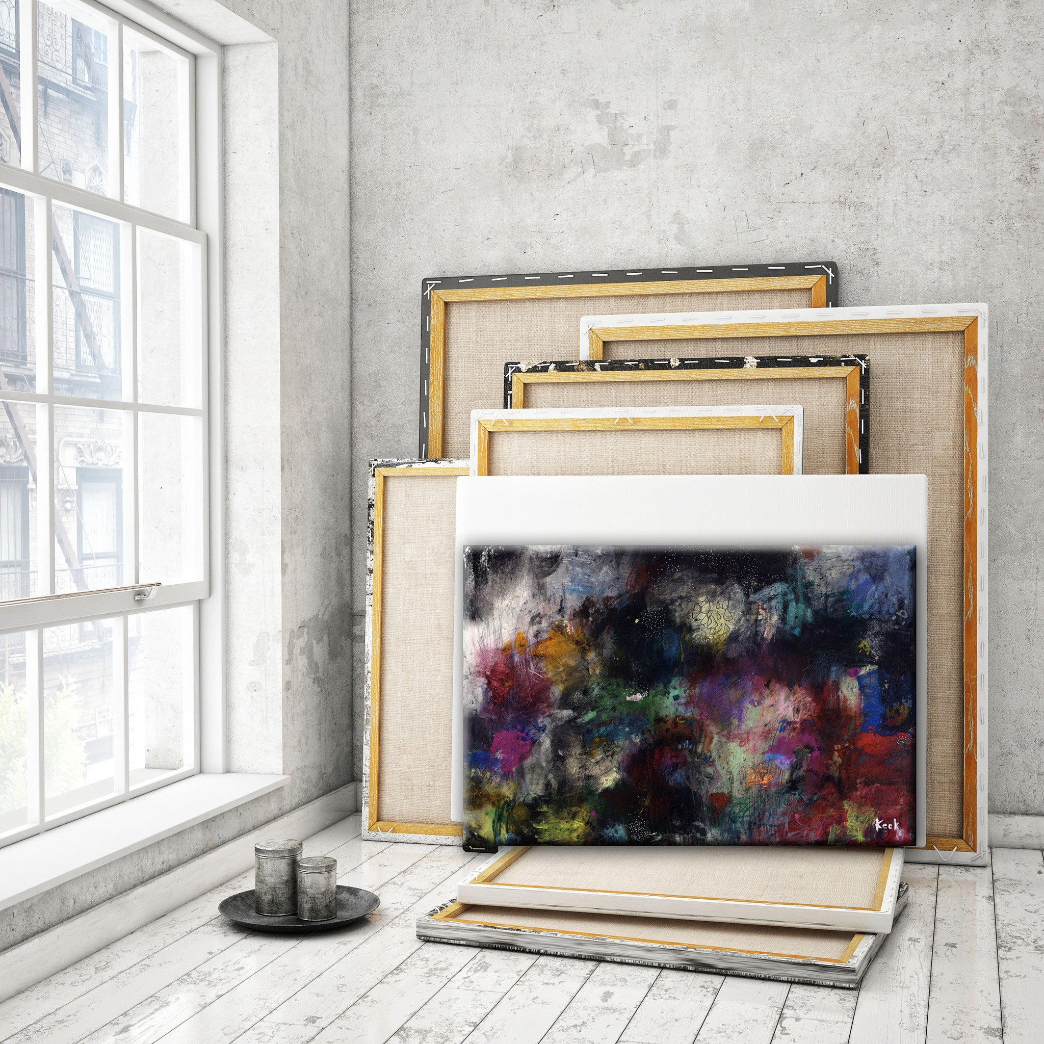 #011301 <br> Full Throttle <br> Canvas Art Print