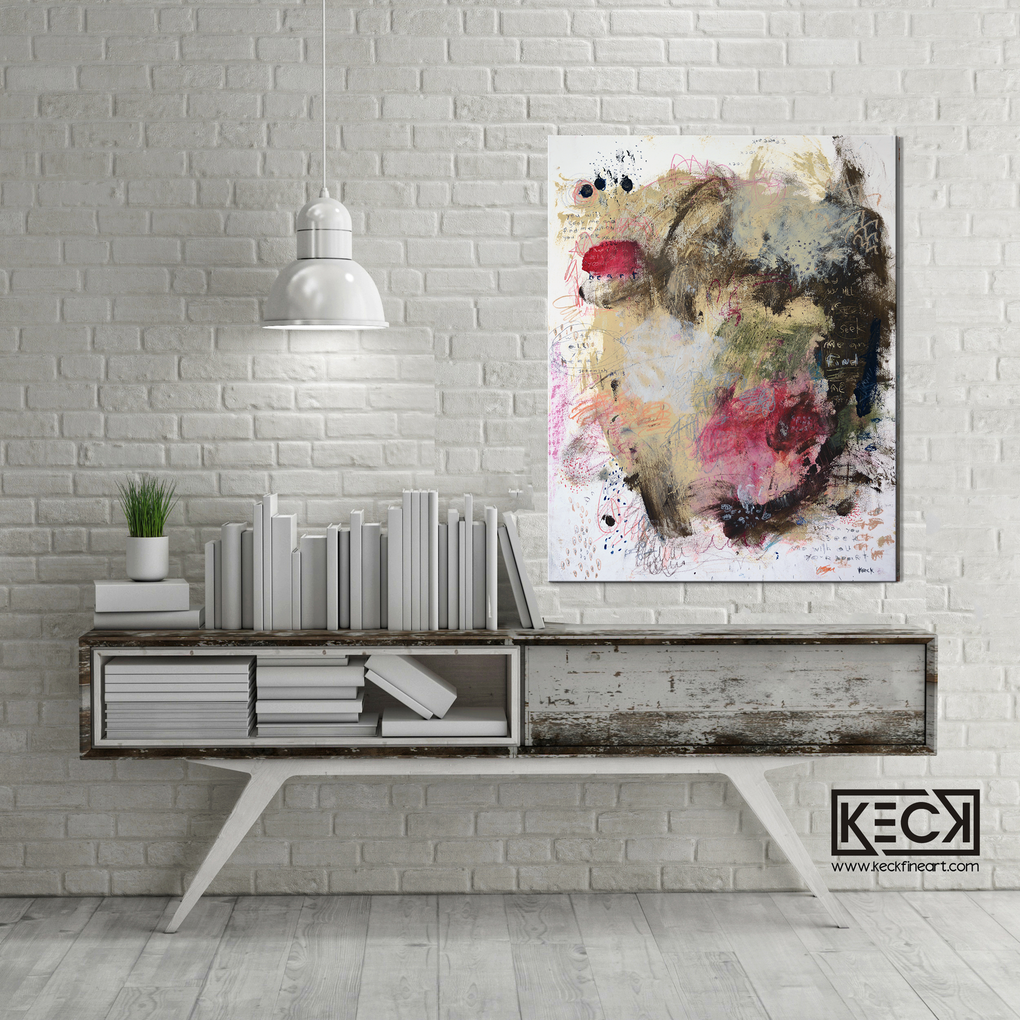 SCRIPTURE ART. ABSTRACT scripture and canvas art prints and paintings by Michel Keck.