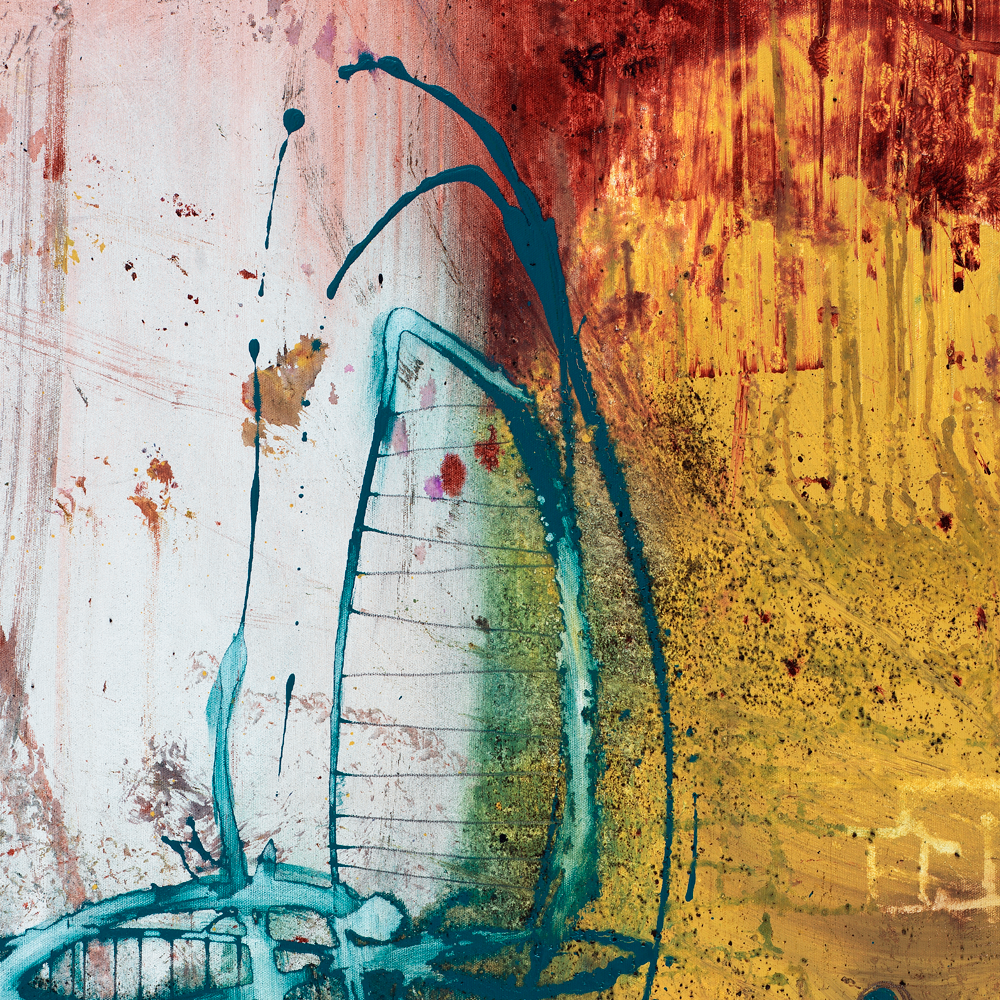 Colorful Abstract Art<br> Canvas Print<br> Untitled #020703