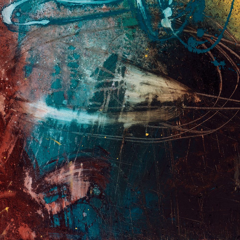 Colorful Abstract Art<br> Canvas Print<br> Untitled #020703