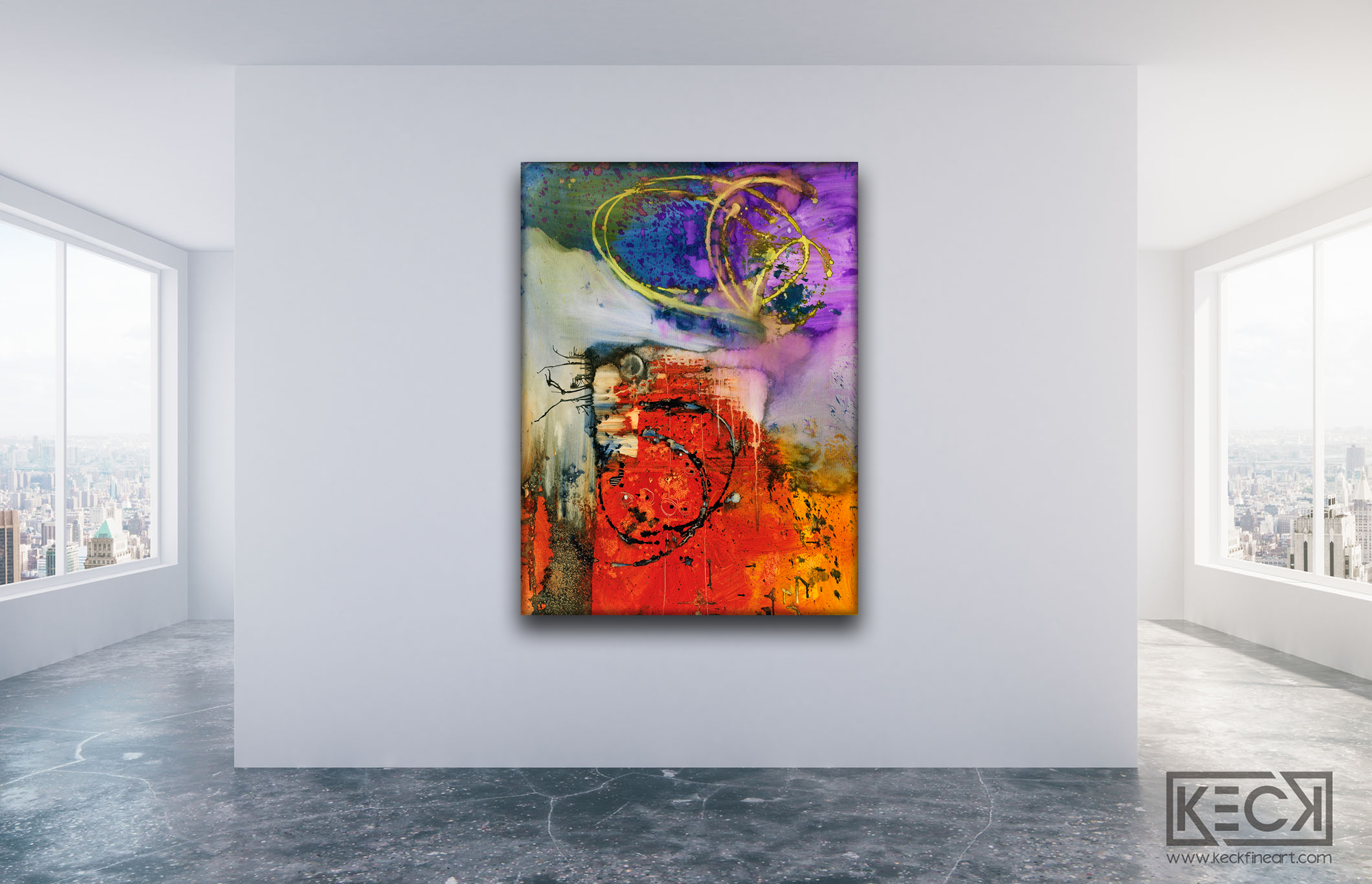LARGE ABSTRACT CANVAS ART PRINTS