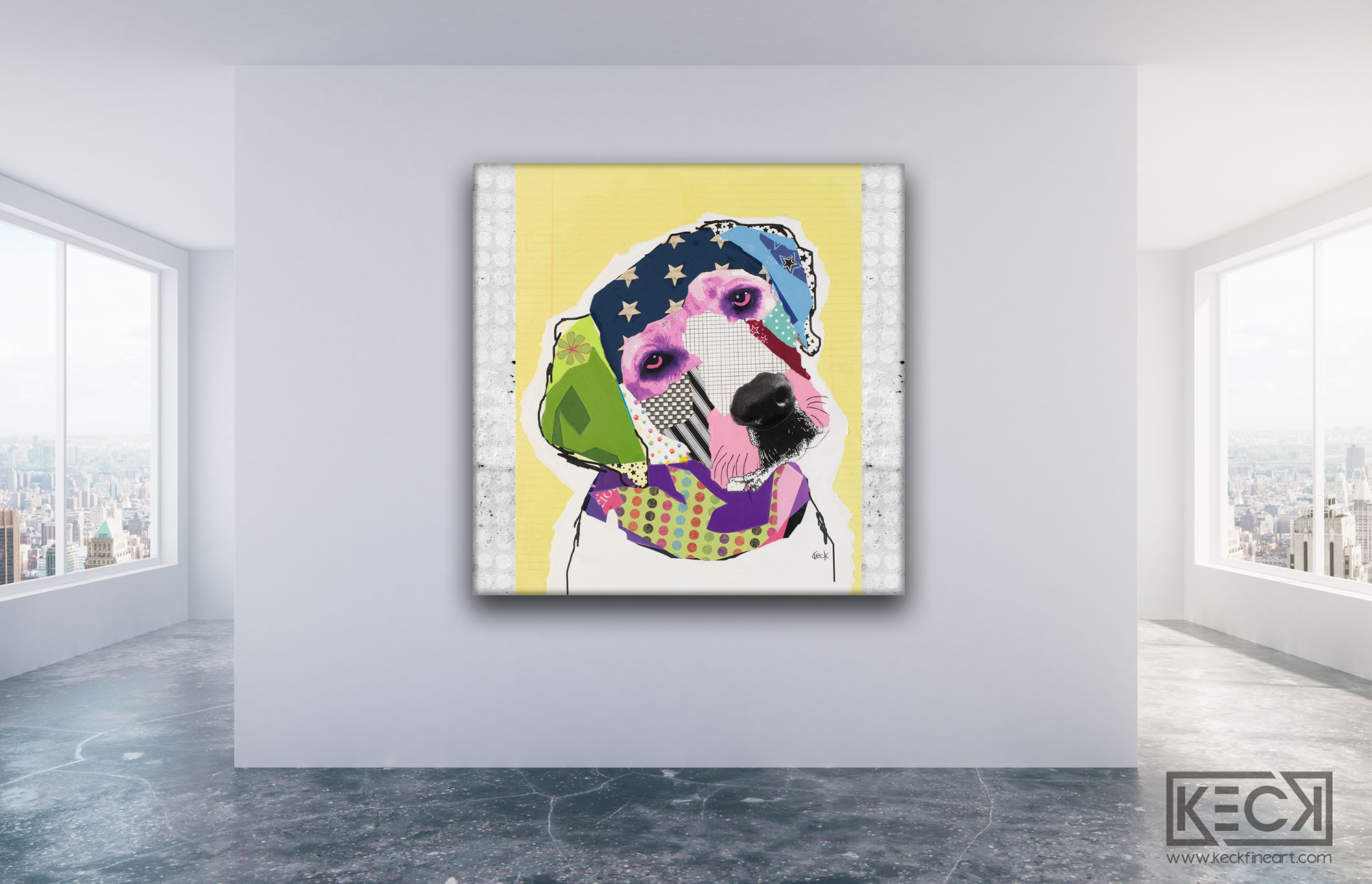 BIG Collage & Mixed Media Art Prints: Oversized Collage Art for Large Spaces