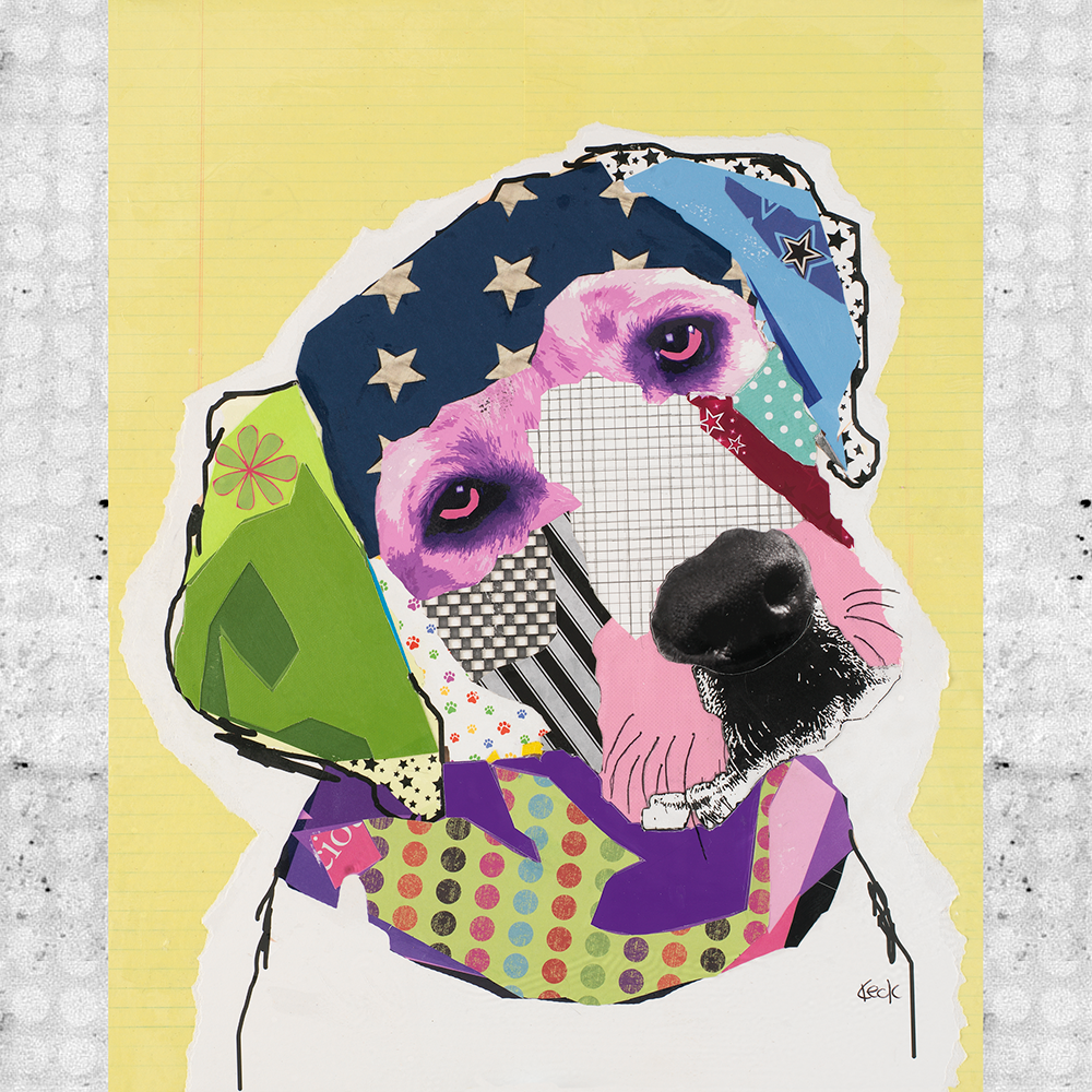 Labrador Dog Art by Michel Keck