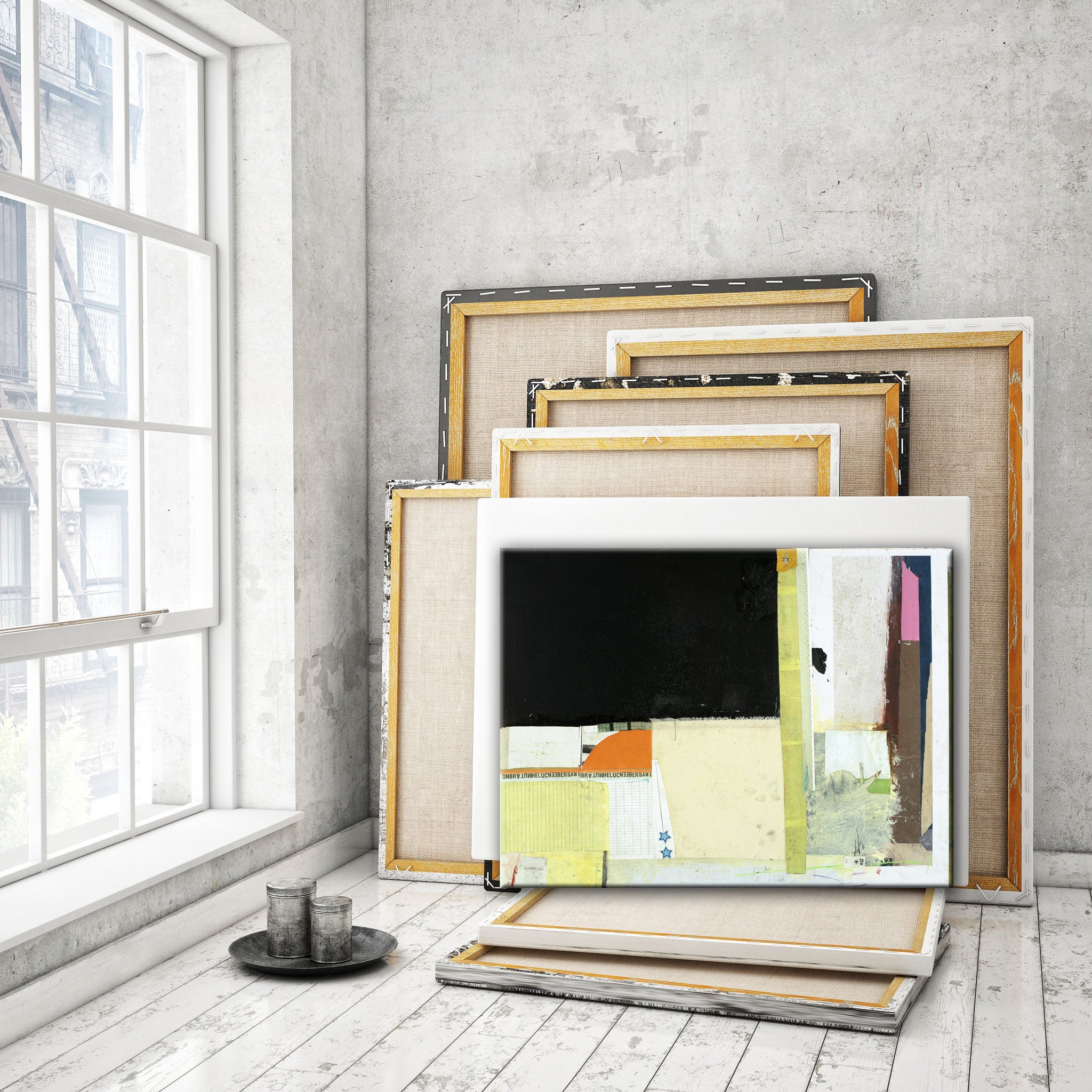 MIXED MEDIA Canvas Print of Pay The Piper
