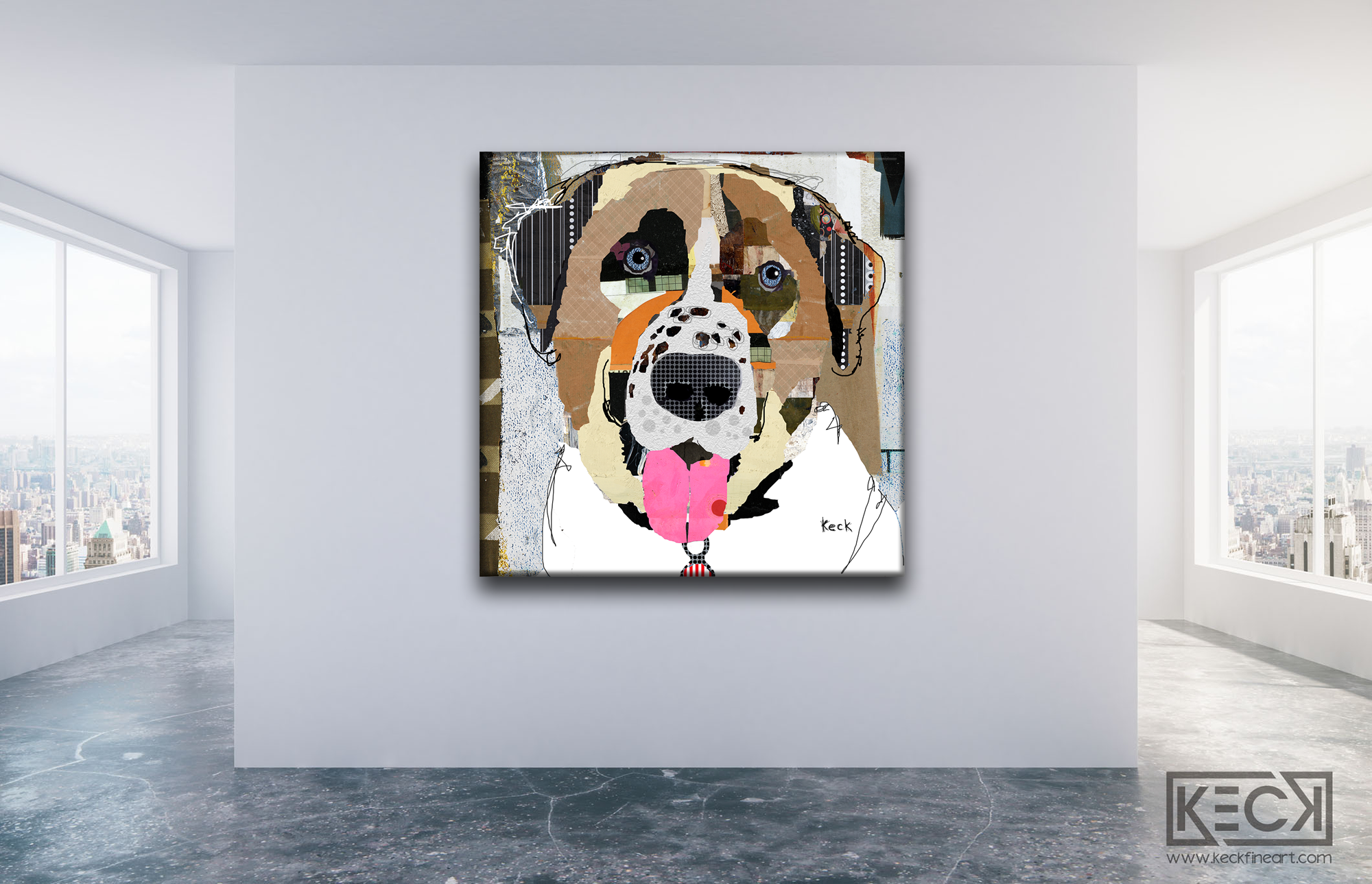 Large Scale Dog Art Prints. Anatolian Shepherd Dog Prints on canvas and paper.