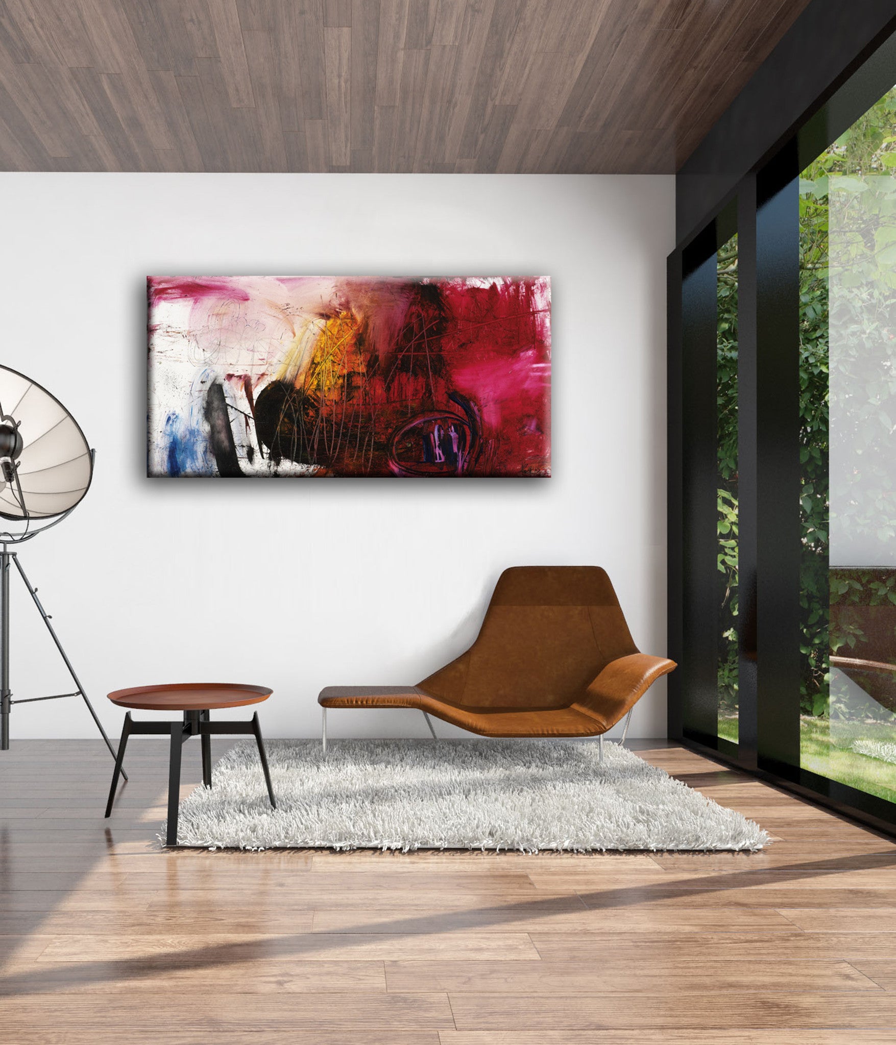 Colorful Abstract Art<br>Canvas Print<br>Untitled #030704