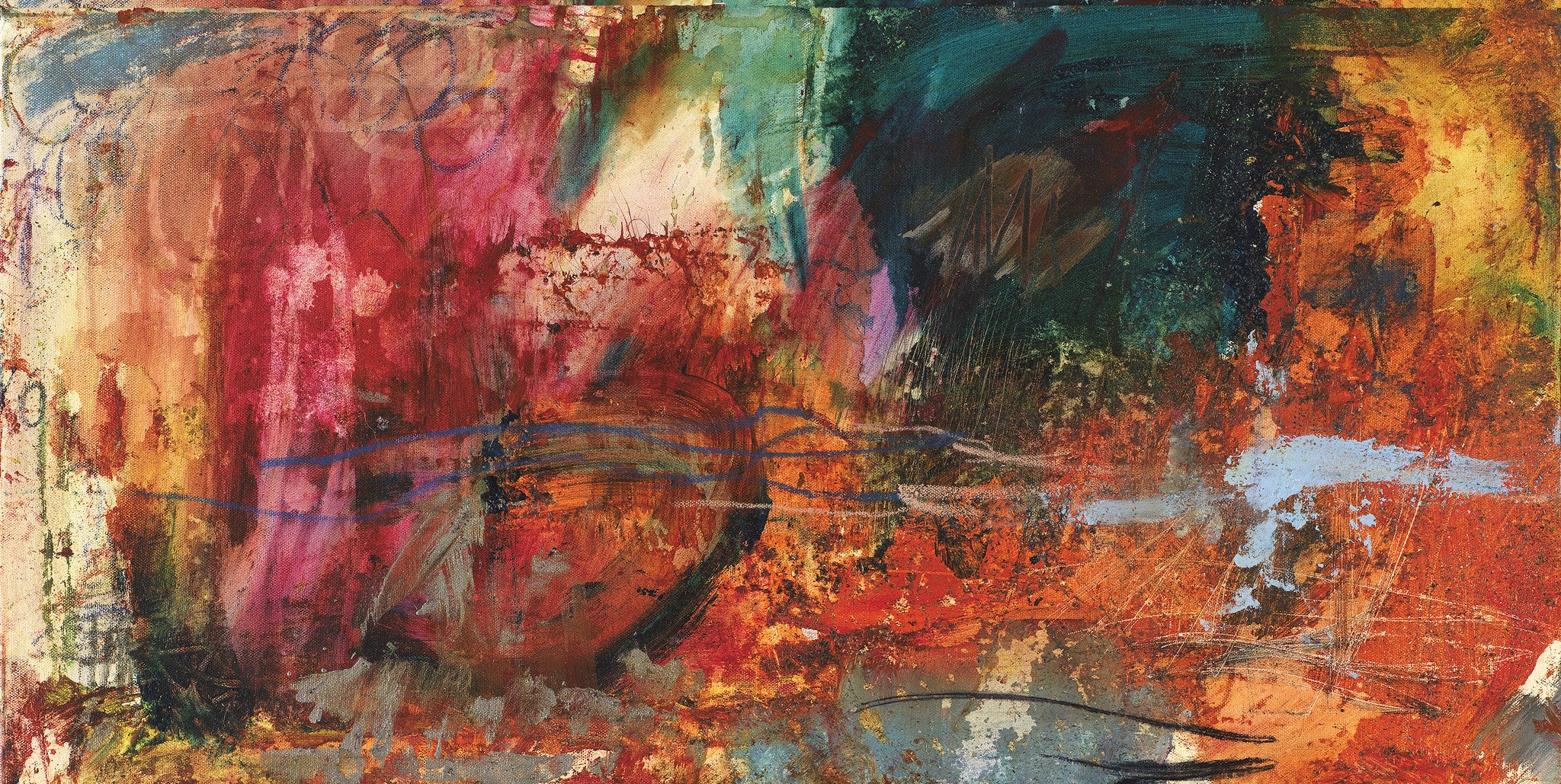 Colorful Abstract Art <br>Canvas Print<br>Paper Cut III