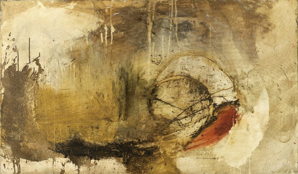 Organic, Raw Earth Tones<br>Abstract Art Canvas Print<br>Catch 22