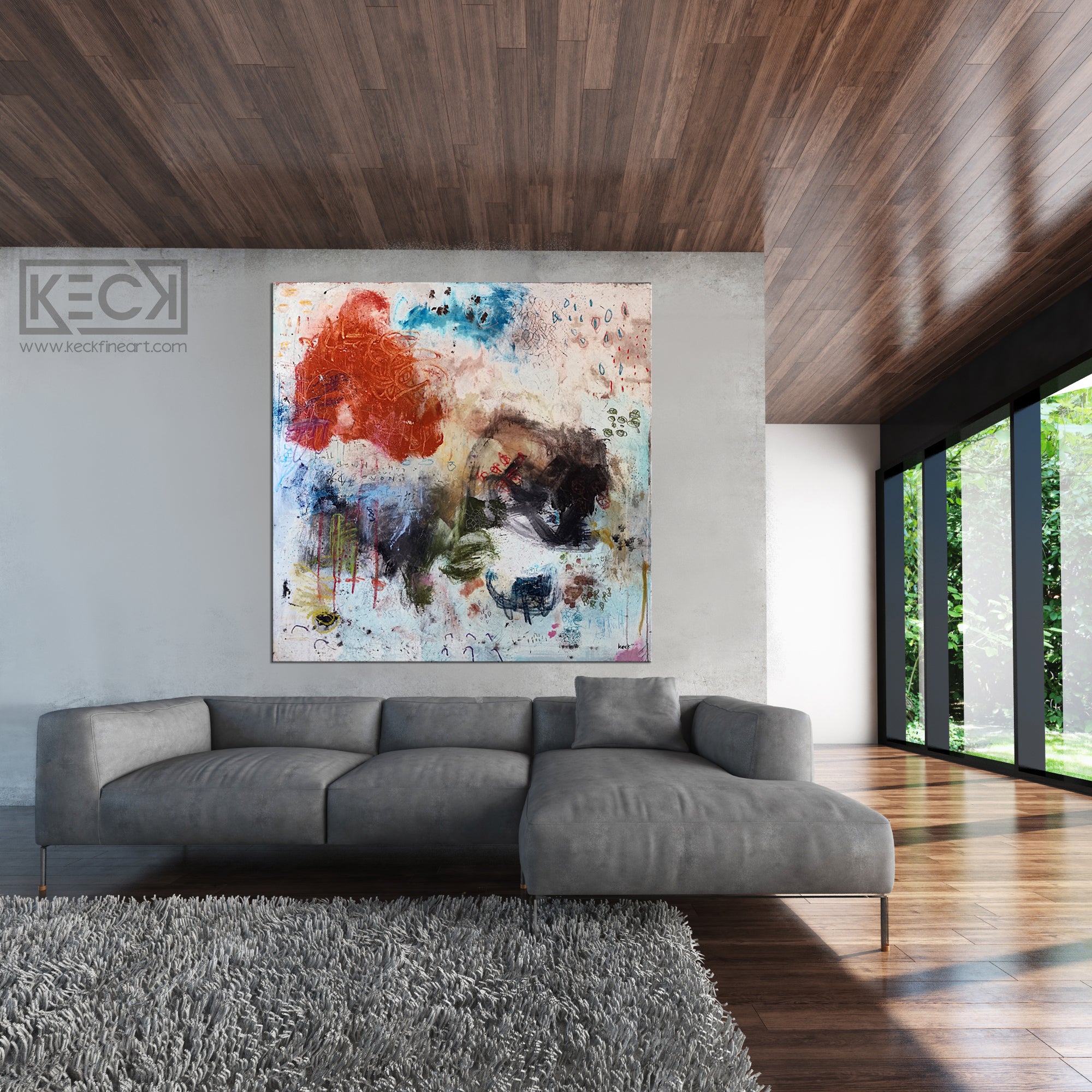#032002 <br> Eight (III) <br> Canvas Art Print