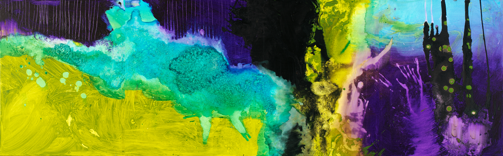 Bold, Vibrant & Moody<br> Abstract Art Canvas Print<br>In The Quiet Between