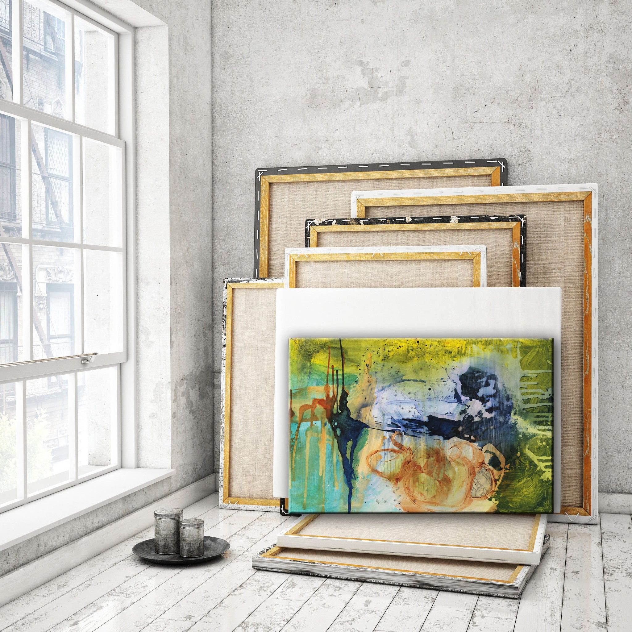 #040718 <br> Canvas Art Print