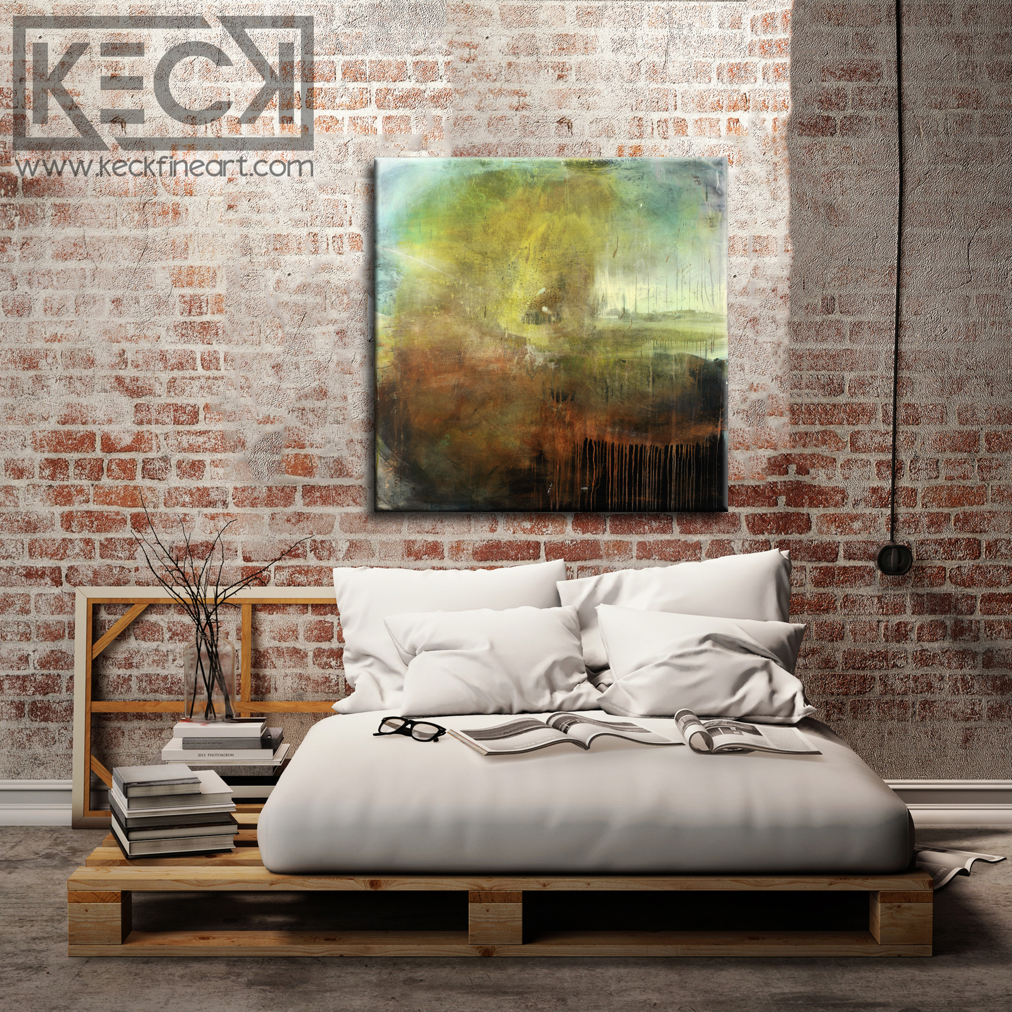 ABSTRACT CANVAS ART PRINTS BY MICHEL KECK