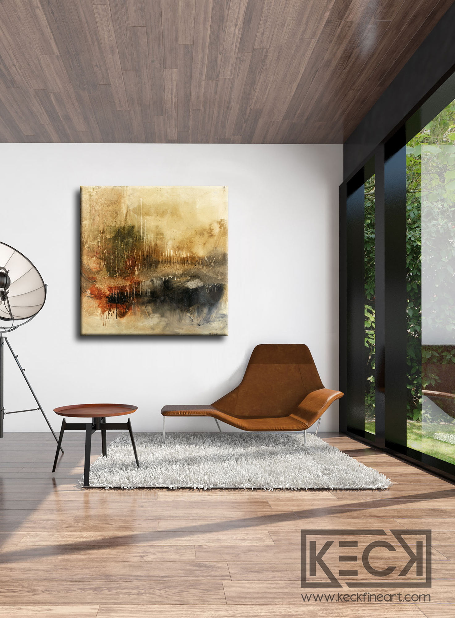 HUGE ABSTRACT CANVAS PRINTS BY MICHEL KECK