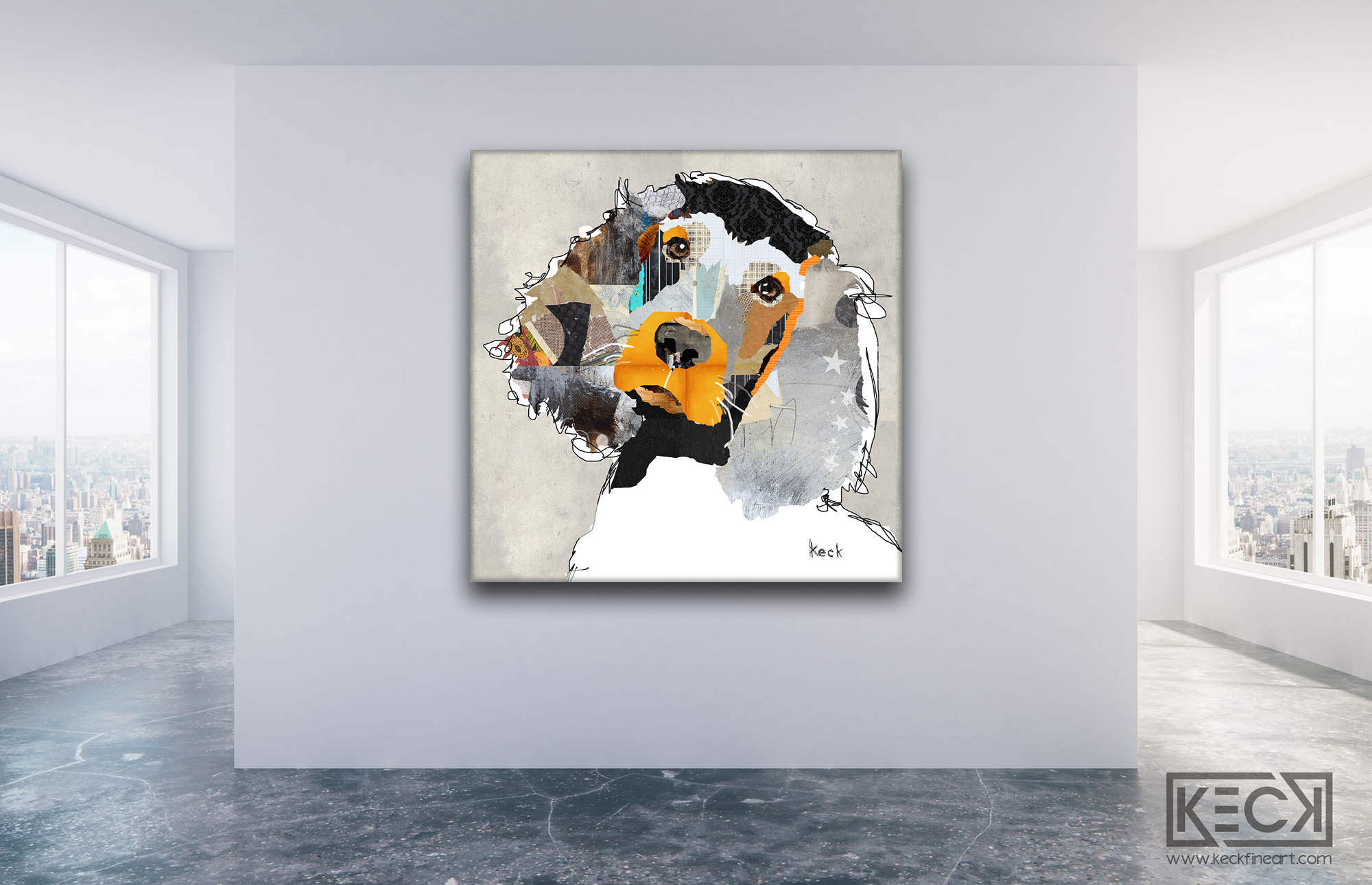 IRISH SETTER ART GALLERY |  Irish Setter Dog Art | Colorful & Modern Dog Art By Michel Keck