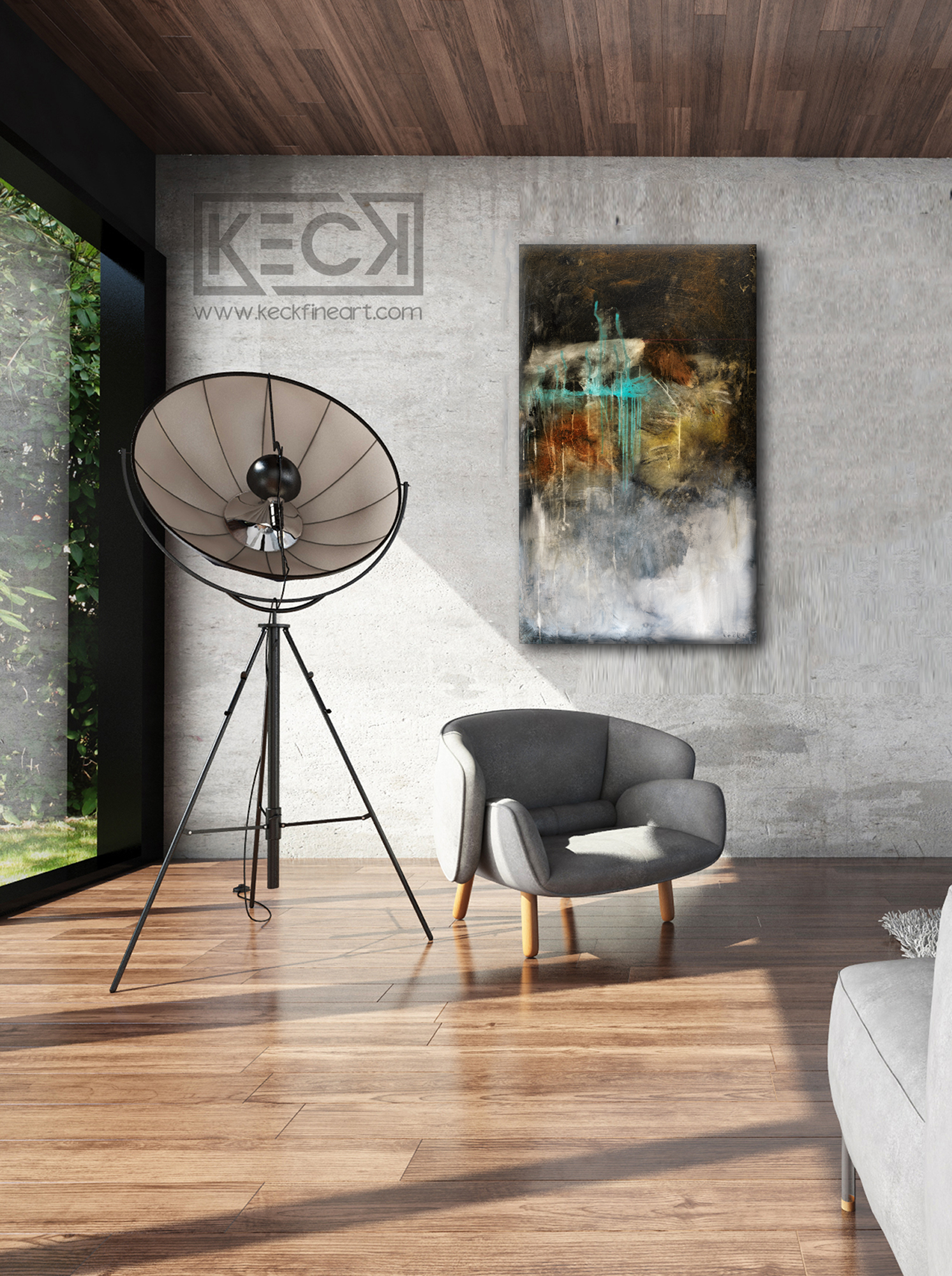 ABSTRACT CANVAS ART PRINTS BY MICHEL KECK