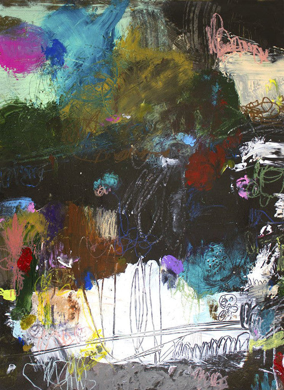 Colorful Abstract Art<br>Canvas Print<br> What Doesn't Kill Us