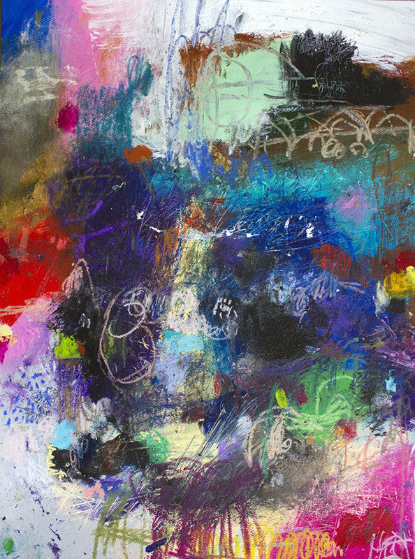 Colorful Abstract Art<br>Canvas Print <br> Oh Well <br> Canvas Art Print