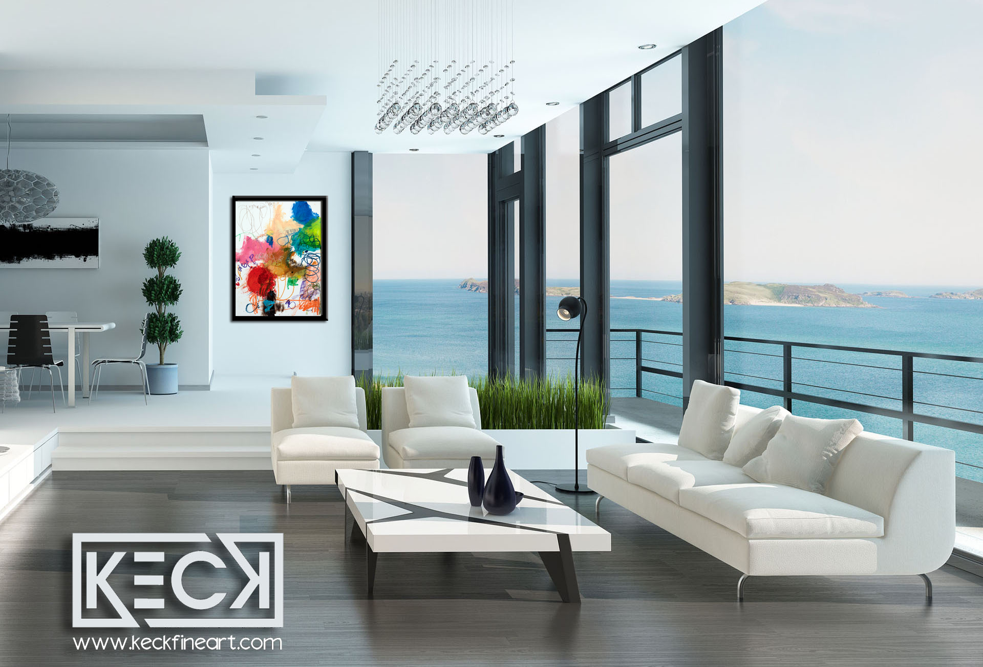 NEGATIVE SPACE ART - oversized, modern negative space abstract art paintings and prints