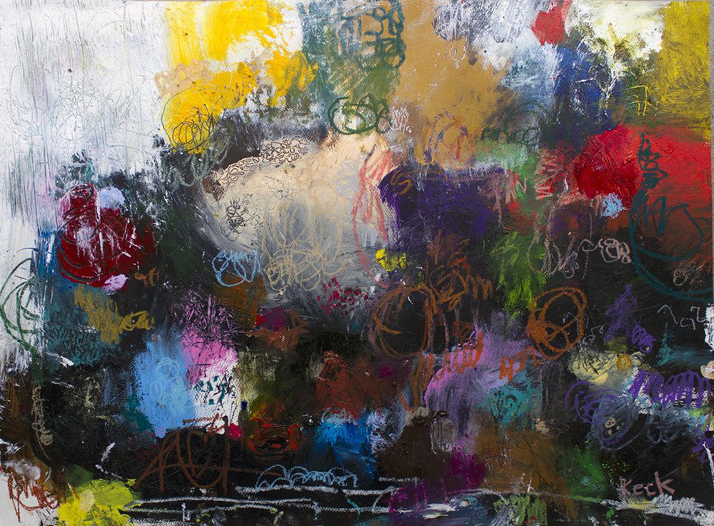 Colorful Abstract Art<br>Canvas Print <br> Worth Fighting For