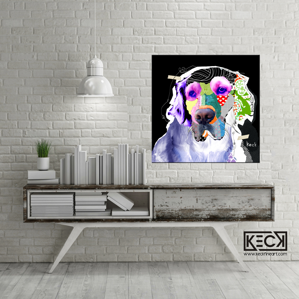 GOLDEN RETRIEVER ART - Golden Retriever Paintings, Golden Retriever Dog Art Prints