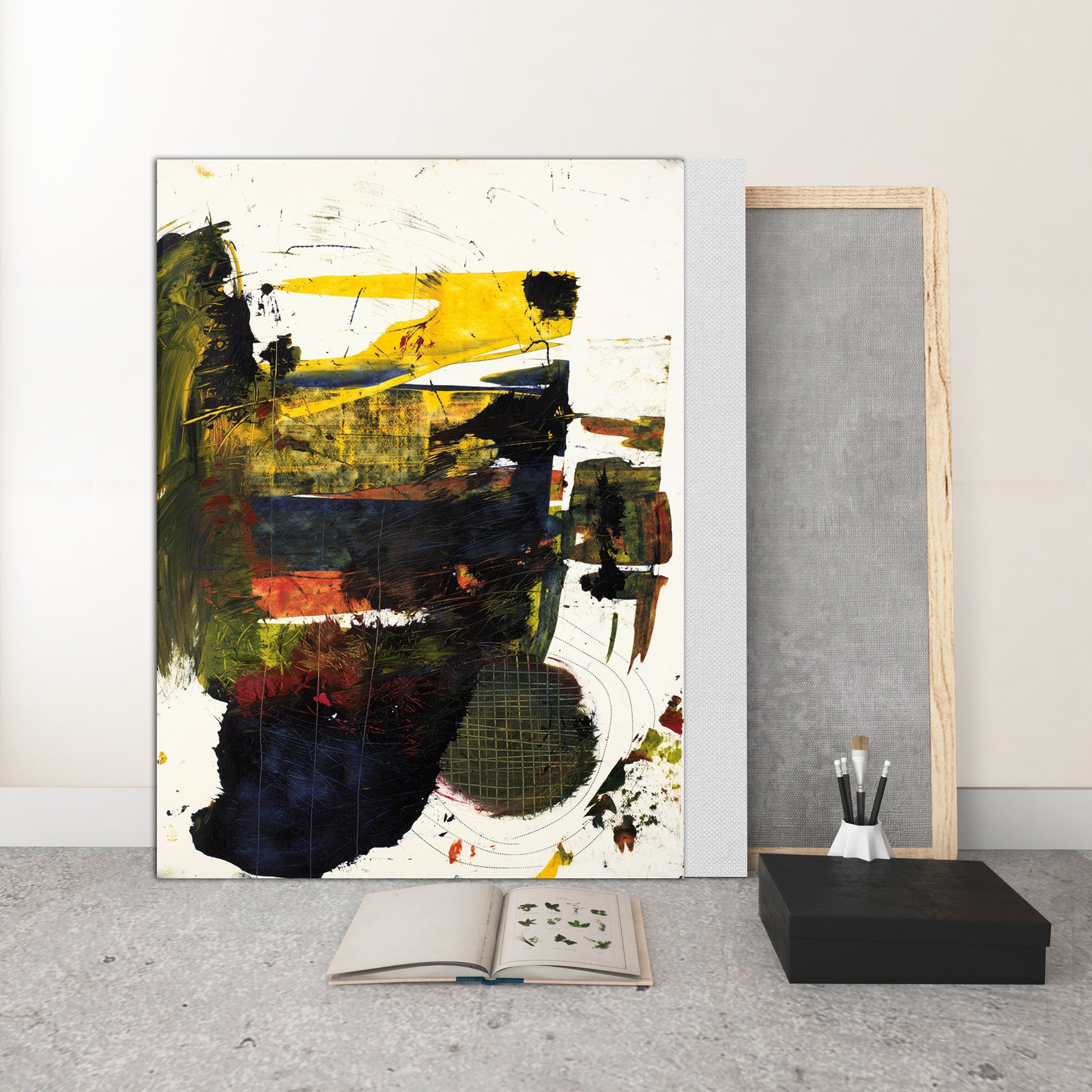 Colorful Abstract Art<br>Canvas Print<br> Untitled #060706